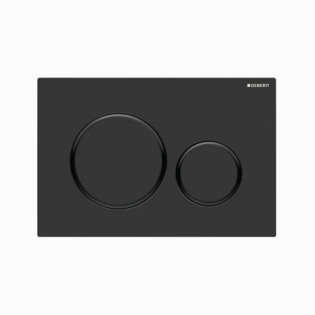 Geberit - 115.882.16.1 PULSADOR SIGMA20 PARA DOBLE DESCARGA NEGRO MAT