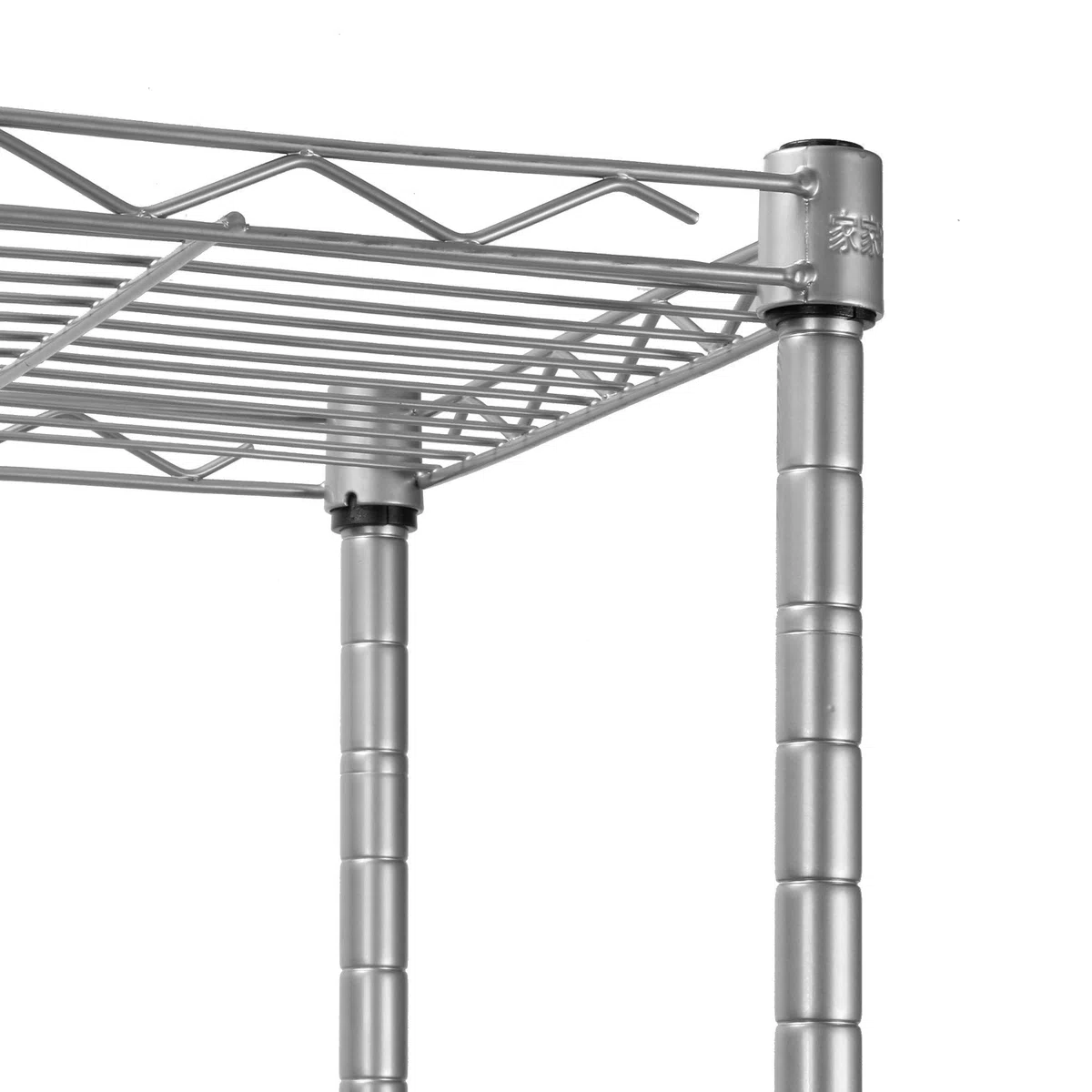 Estantería de 4 niveles | Rack de cocina, baño y garaje | Organizador de estante de pie | Estantes de almacenamiento de metal | Bastidor de organización | M&W