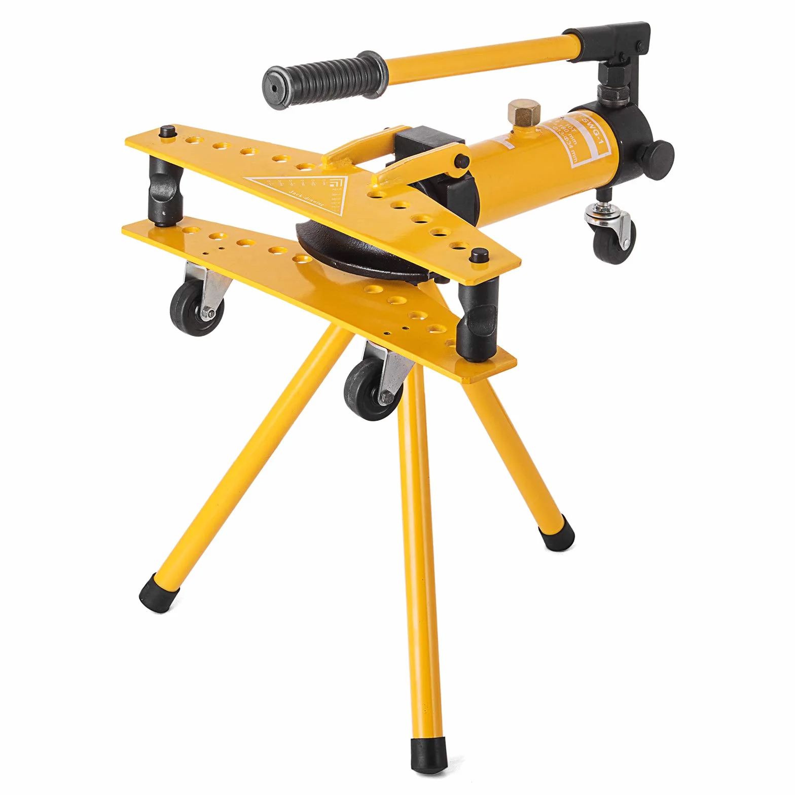 VEVOR Manual Pipe Bender 10T, Pipe Doblado Máquina SWG-1, Tubo Bender Diámetro exterior Ø13mm – Ø34mm, Máquina Dobla los tubos de todos los materiales de forma segura y rápida hasta