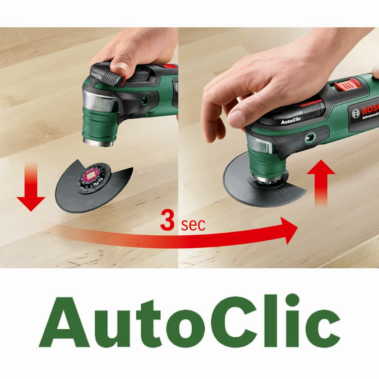 Bosch Multiherramienta AdvancedMulti 18 (sin batería, sistema de 18 V, set universal de accesorios, en SystemBox, tamaño S) - Amazon Edición