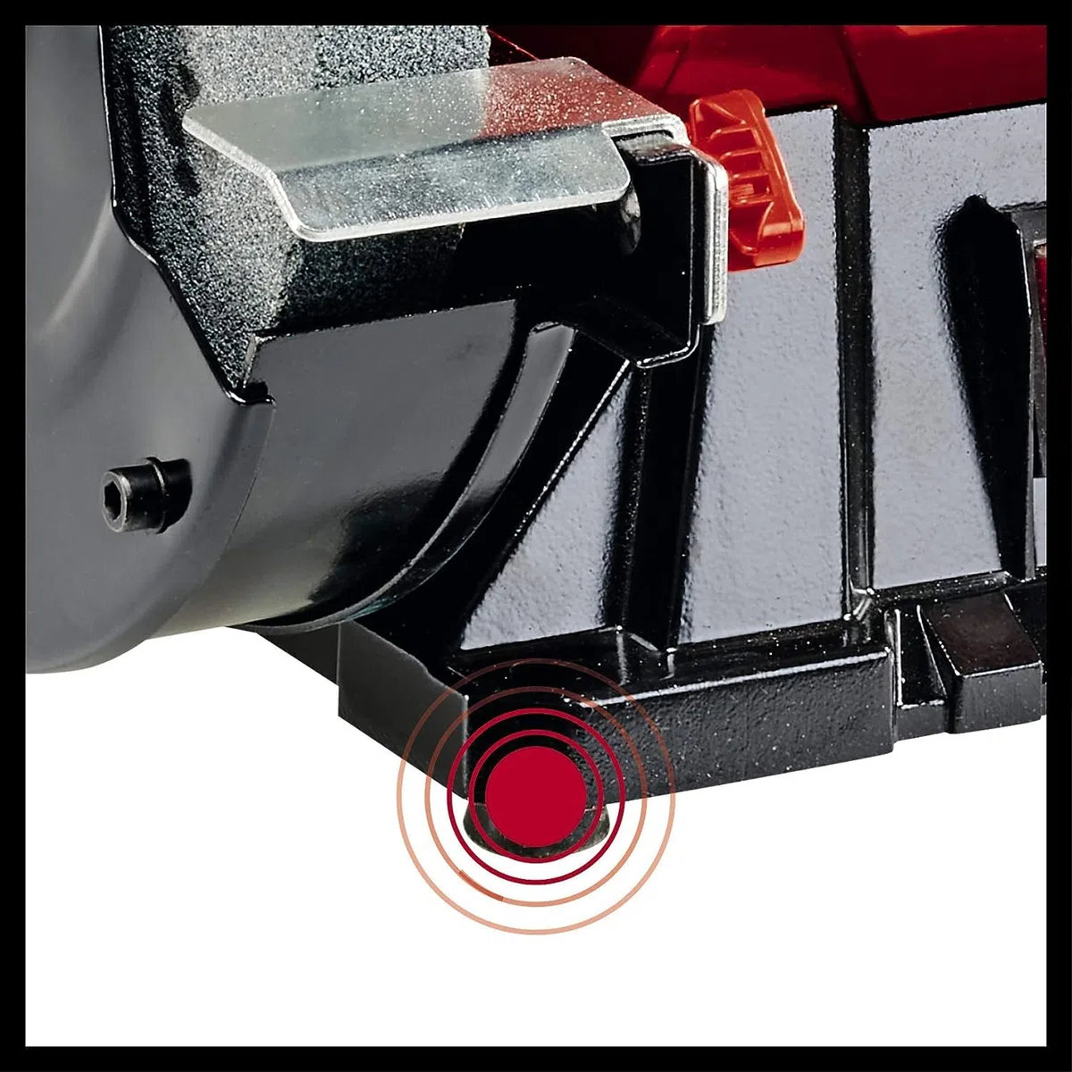 Einhell Esmeriladora doble TC-BG 200 L (máx. 400 W, muela abrasiva de Ø200xø32x25 mm, flexible ligera, soportes de trabajo grandes + ajustables, incl. muela abrasiva gruesa/fina K36/K60)
