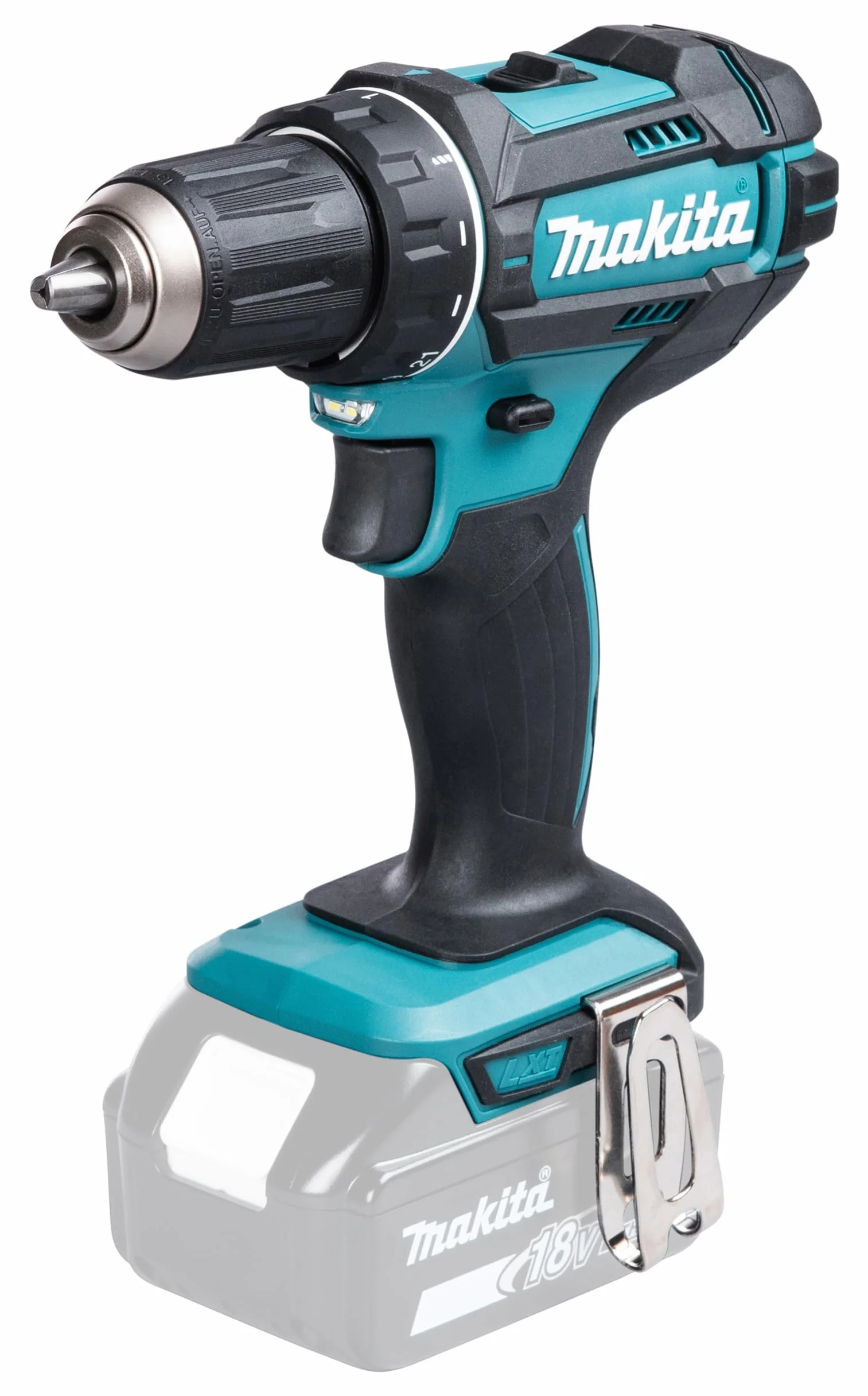 MAKITA DDF482Z -Taladro Atornillador 18V Litio 62 NM, 0 W, 18 V, Negro