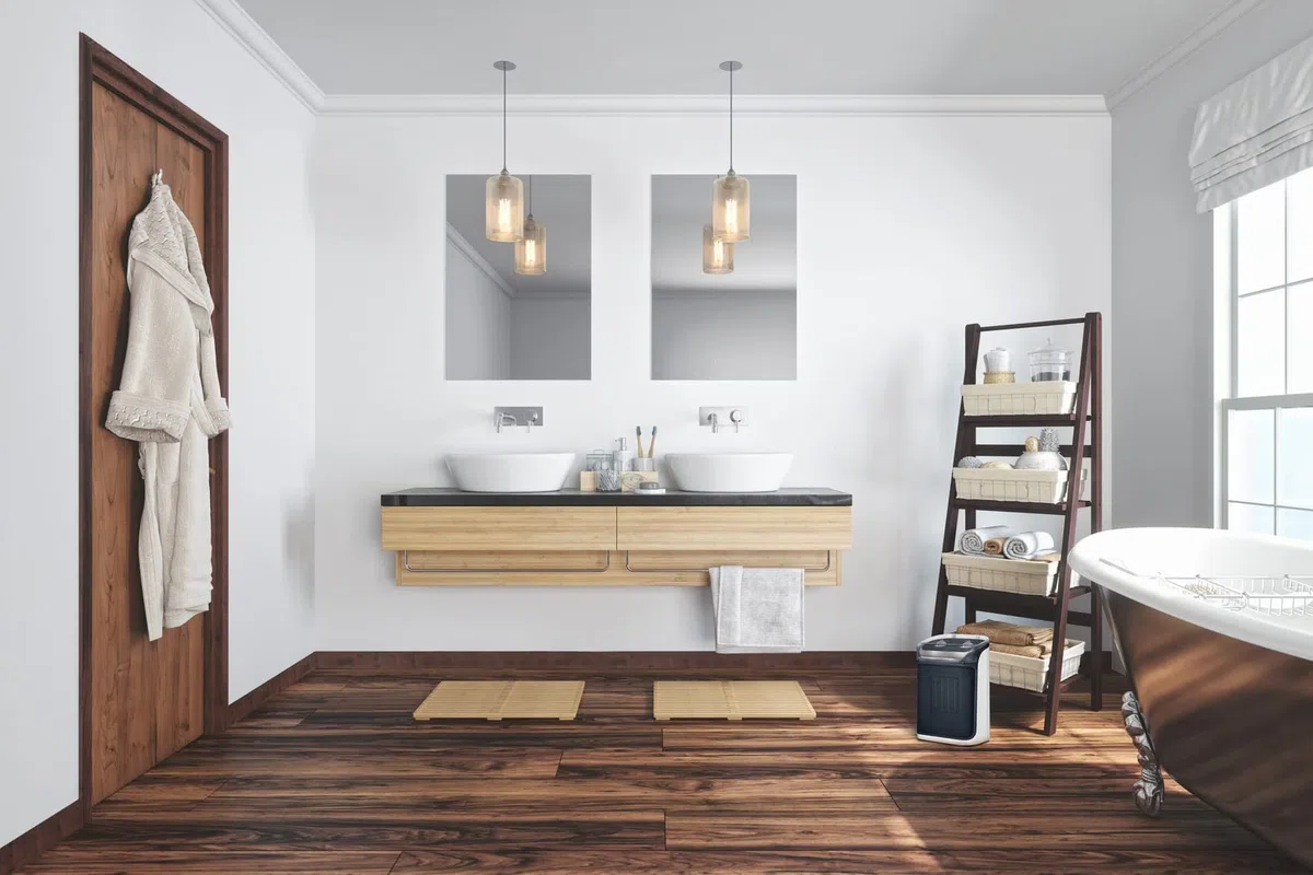 Rowenta Mini Excel Aqua Calentador de cerámica 2 en 1, Calefacción eléctrica, Calefacción supletoria, Ventilación fría, Potente, Silencioso, Compacto, Ideal para el baño SO9281F0