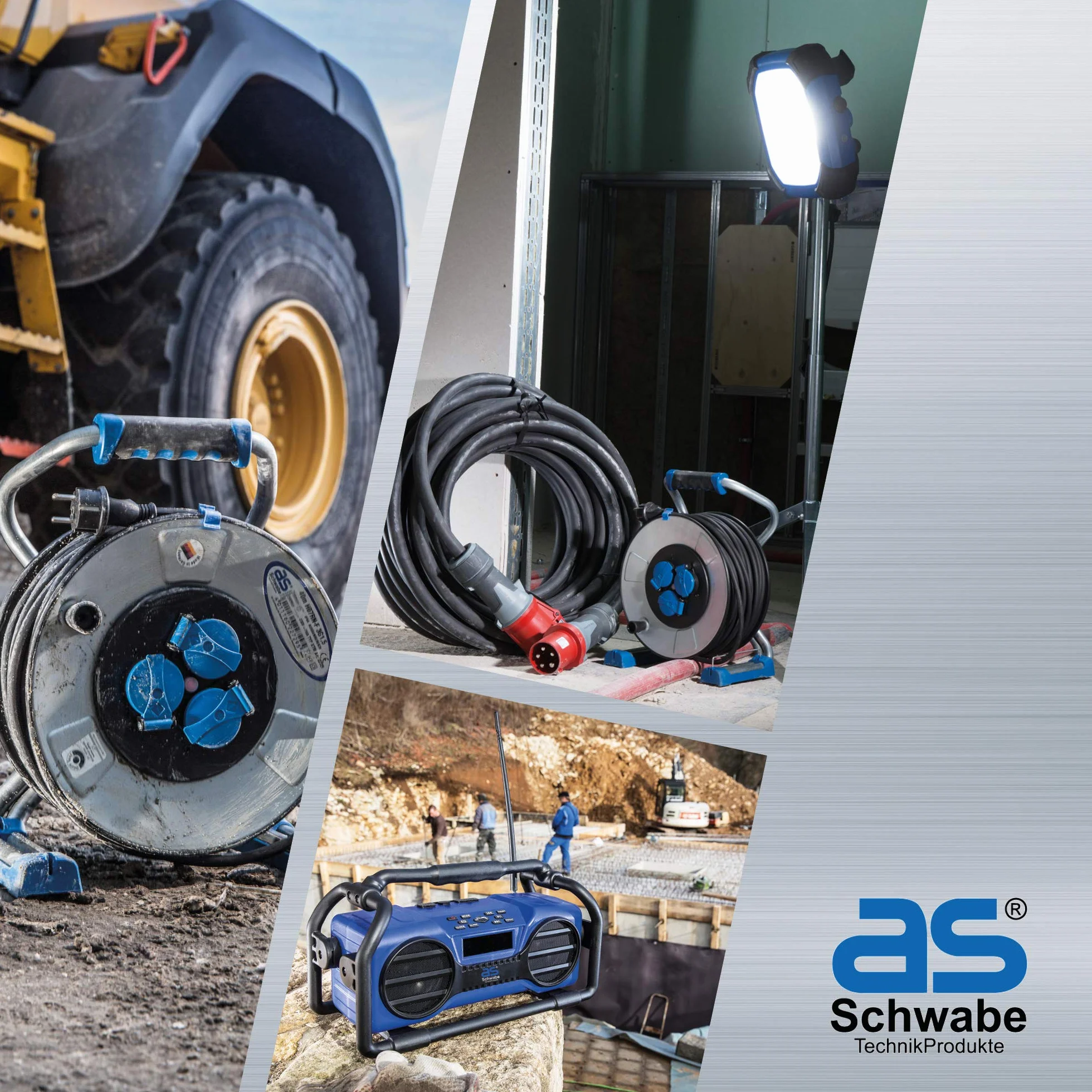 as - Schwabe 61027 – Cable alargador (400 V/32 A, Negro, 61305