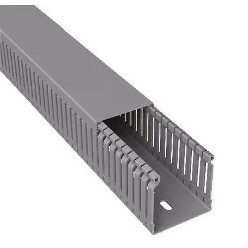 Unex 60.80.77 U23X Canal, Gris, 60mm Altura x 80mm Ancho, 2m Longitud. Caja de 16 barra 2 mts.