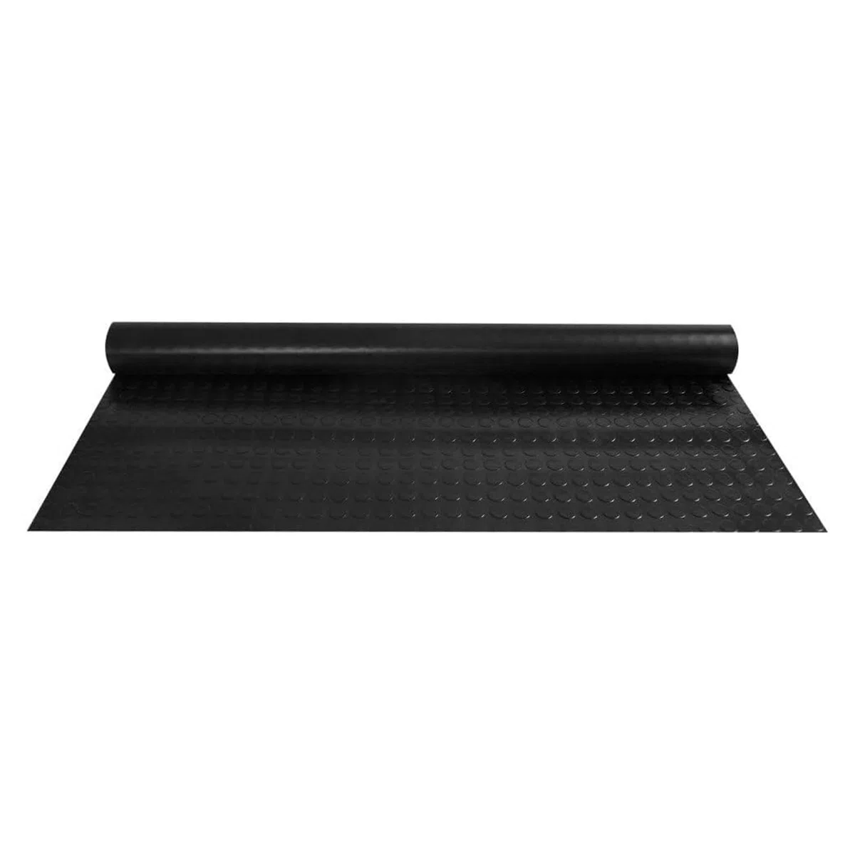 WOLFPACK LINEA PROFESIONAL Suelo Goma Circulos 1,20x10 Metros 3 mm. de Grosor Color Negro