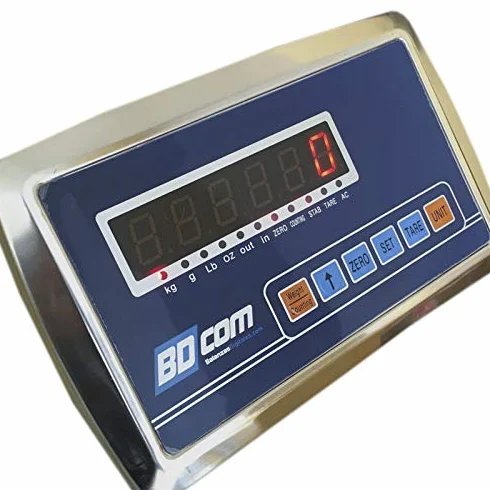 BDCOM AR-150K Báscula industrial - 150 Kg, Plato 40x30 cm, Precisión 10g, Ideal para Almacén y Logística