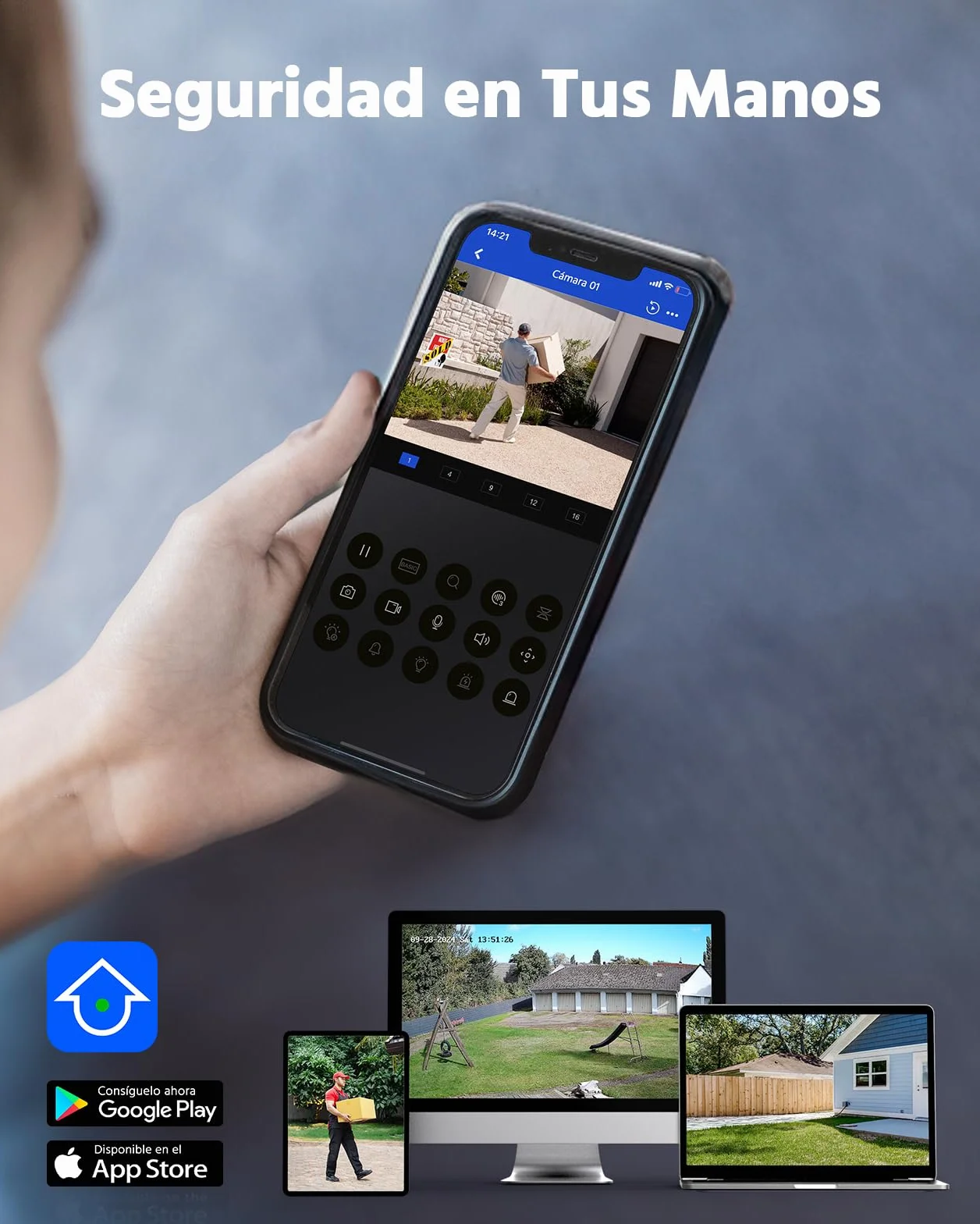 ANNKE 3K Lite 8 Canales 5 en 1 DVR con Detección Personas/Vehiculos, 8X 1080p Visión Nocturna en Color Cámaras Kit de Videovigilancia CCTV con 1TB HDD, Acceso Remoto, Alerta por Email con Imágenes