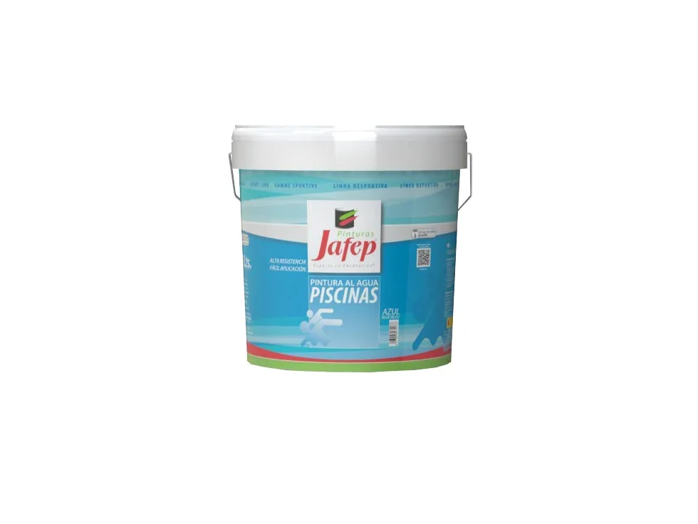 Pintura para PISCINAS al AGUA Azul 4L de JAFEP