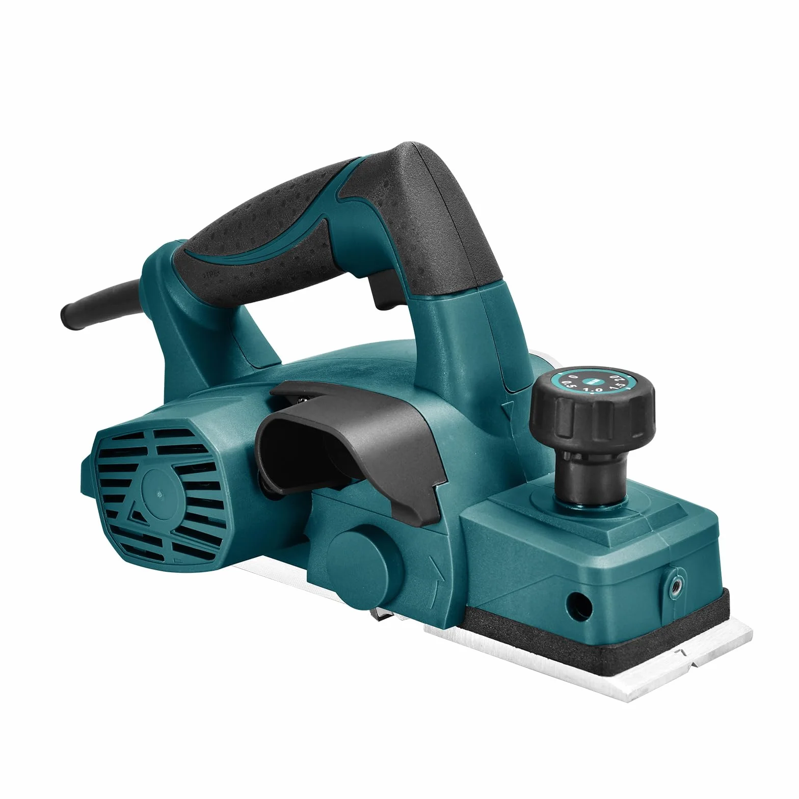 DNTI Cepillo eléctrico con cable 620W Anchura de cepillado 82 mm profundidad de 2 mm Incluye botones ajustables16000 rpm Acabado Liso para Bricolaje Cepillado de Madera Cepilladora Eléctrica58215B