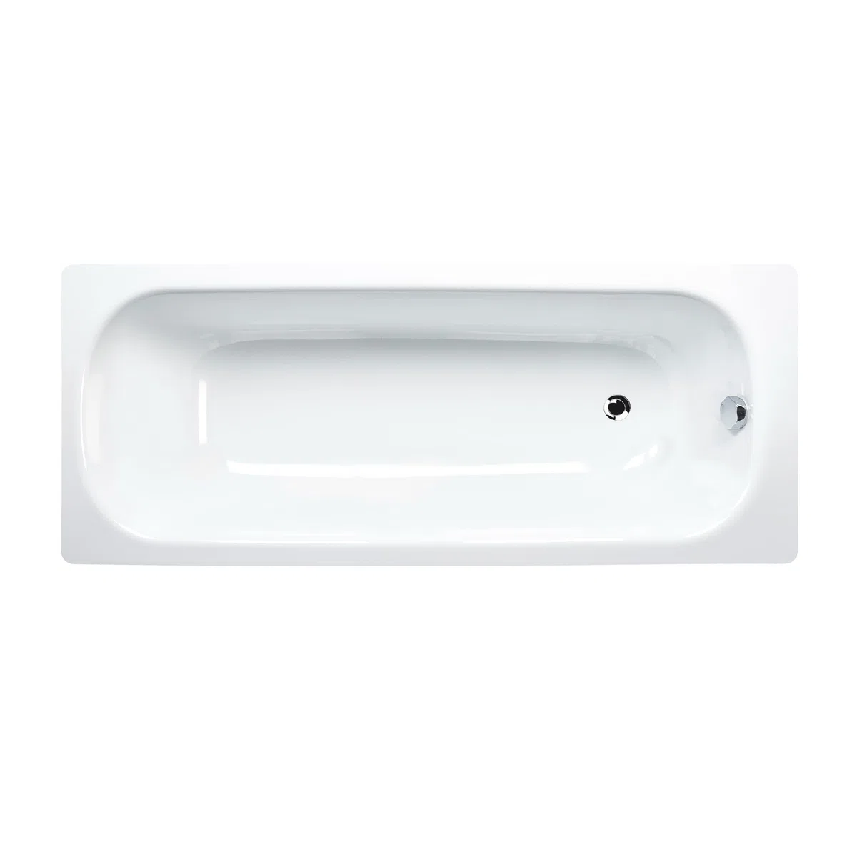 JACOB DELAFON Bañera de acero 160x70 cm rectangular PREVIRA Antideslizante Desagüe incluido Color Blanco Máxima higiene Fácil limpieza y mantenimiento E5P61G-00