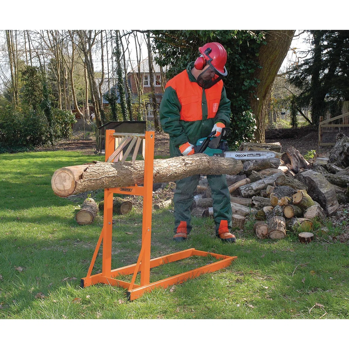 Draper 32273 - Soporte para Troncos con Dientes de Agarre, 150 kg