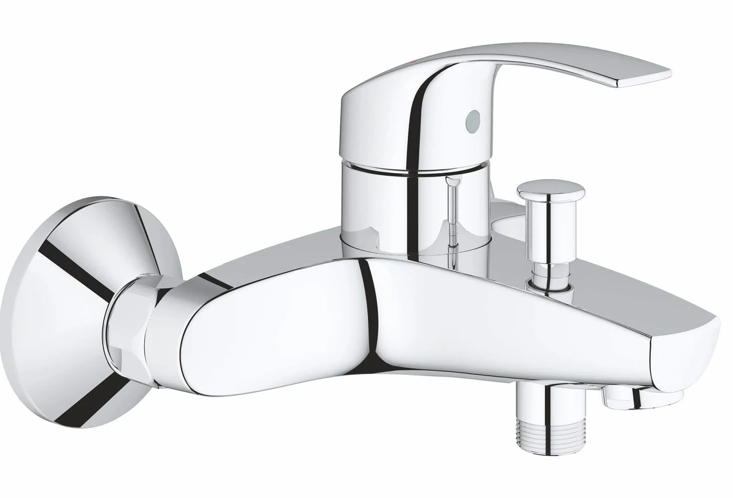 Grohe Eurosmart - Grifo para Baño y Ducha, Inversor Automático, Tecnología Grohe SilkMove (Ref. 33300002),Cromo