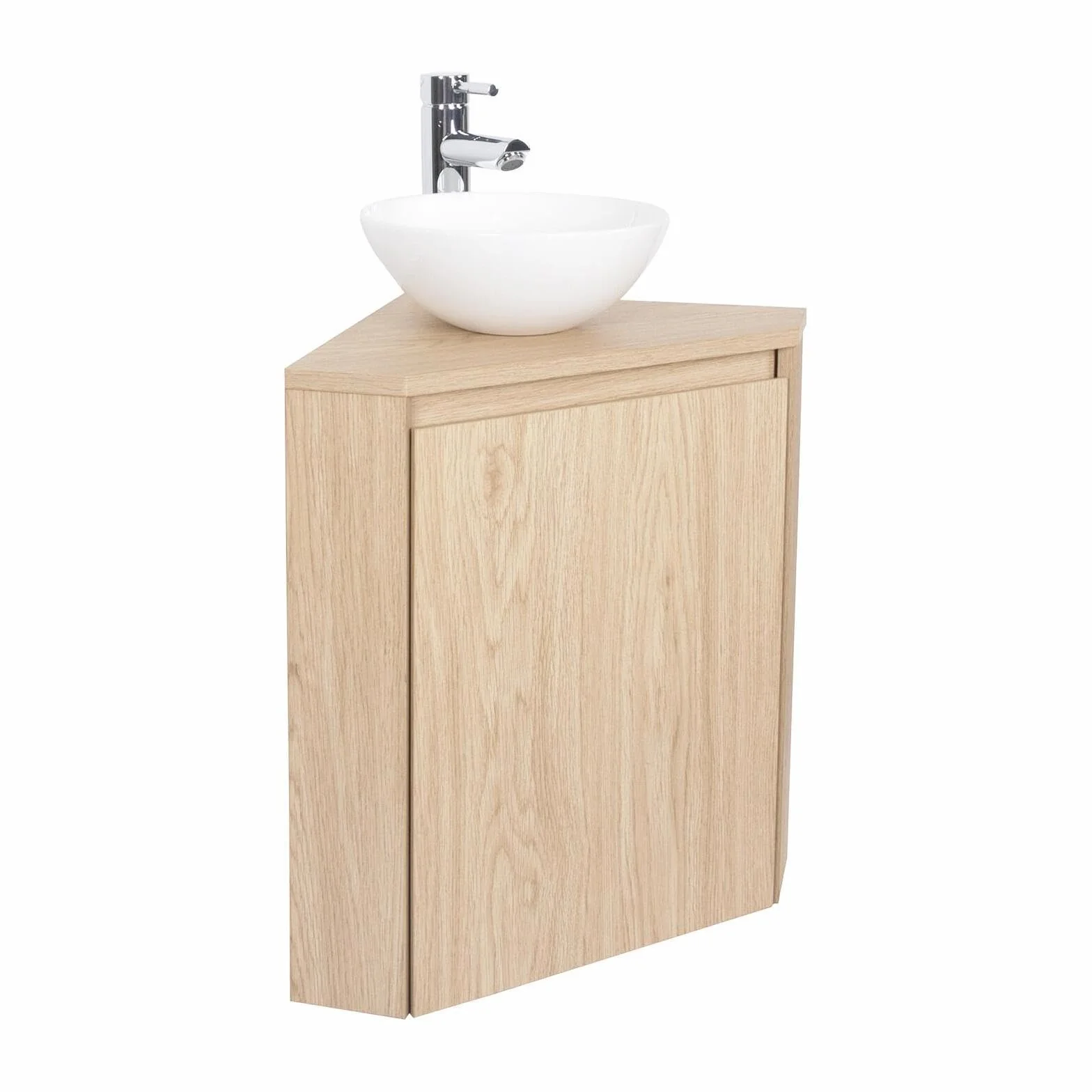 Sorrento - Mueble para lavadora esquinero y lavabo