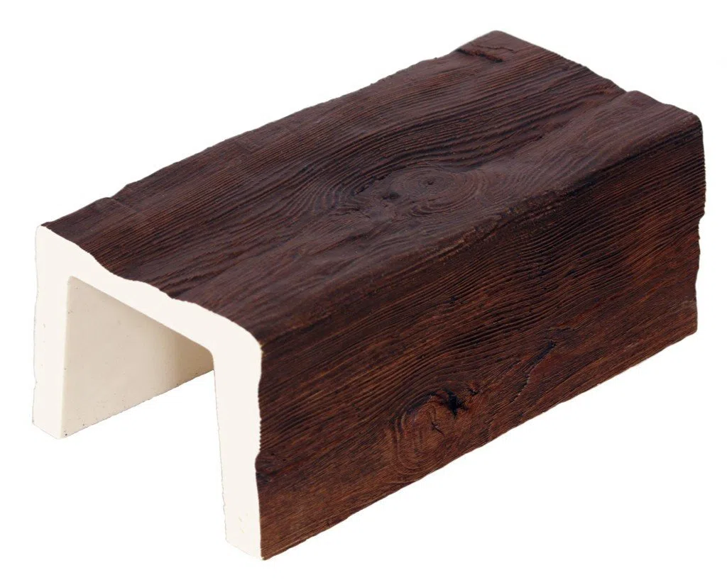 VIGA IMITACION MADERA DE POLIURETANO DECORATIVA - 16CM DE ANCHO X 13CM DE ALTO X 3 metros DE LARGO