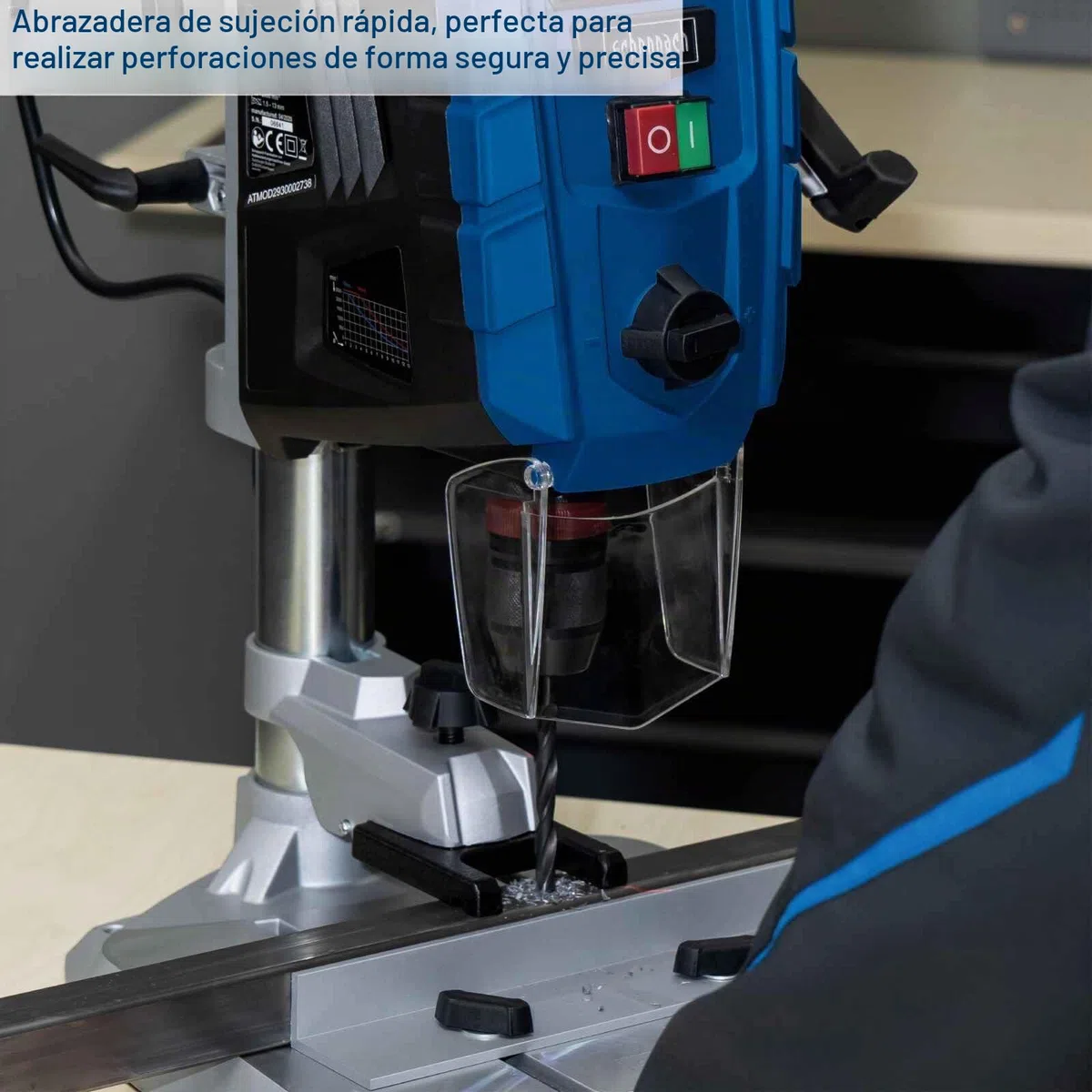 Taladro de columna DP60 Scheppach - 220-240V 50Hz 900W- 13mm Digital marca Scheppach