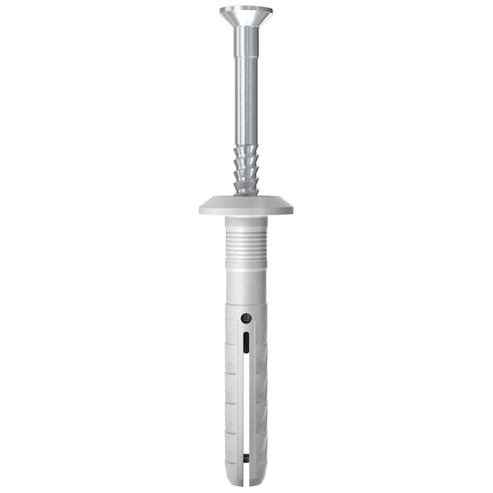 fischer - Tornillo y taco de golpe de acero N 5x25/1 para hormigón, Bote 500 unidades