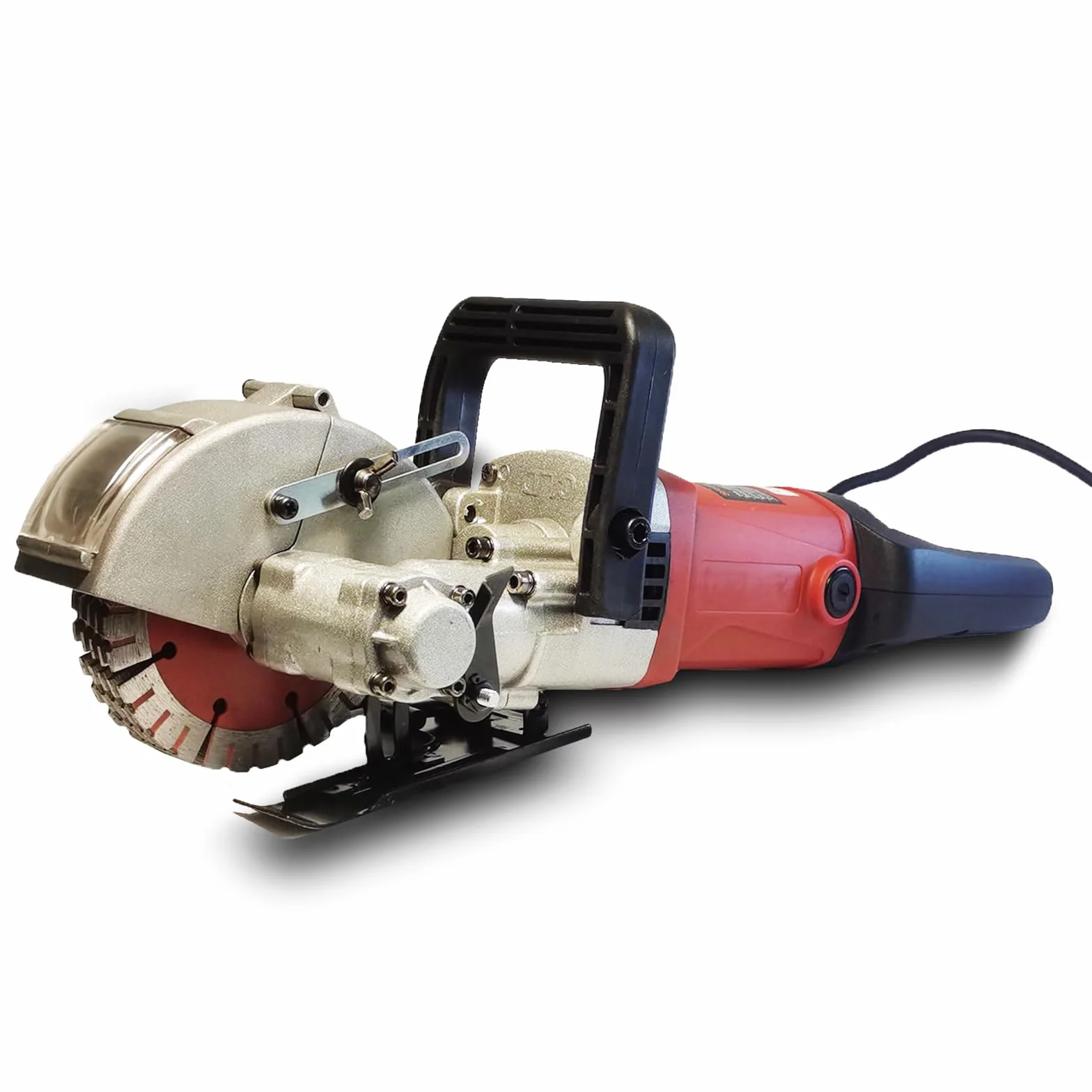 Rozadoras eléctricas, 2800 W, máquina ranuradora de pared, velocidad de ralentí 6500 min-1, ancho máximo de ranura 45 mm, profundidad máxima de ranura 35 mm, incluye 5 discos de corte de 125 mm