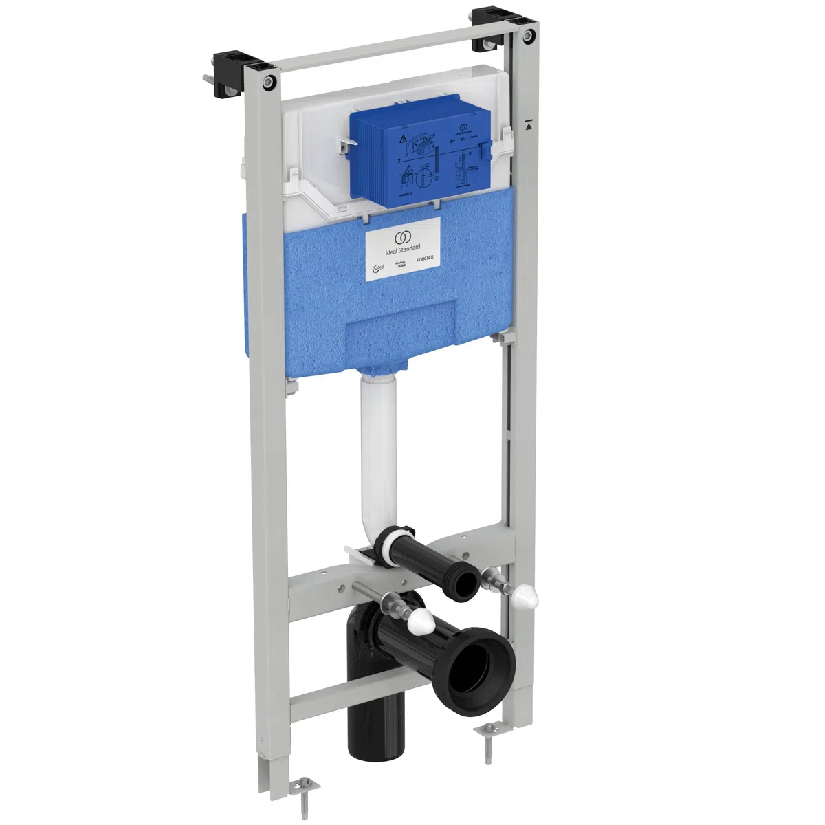 Ideal Standard Prosys 120 R009467 - Soporte mecánico universal para inodoro colgante de pared y suelo