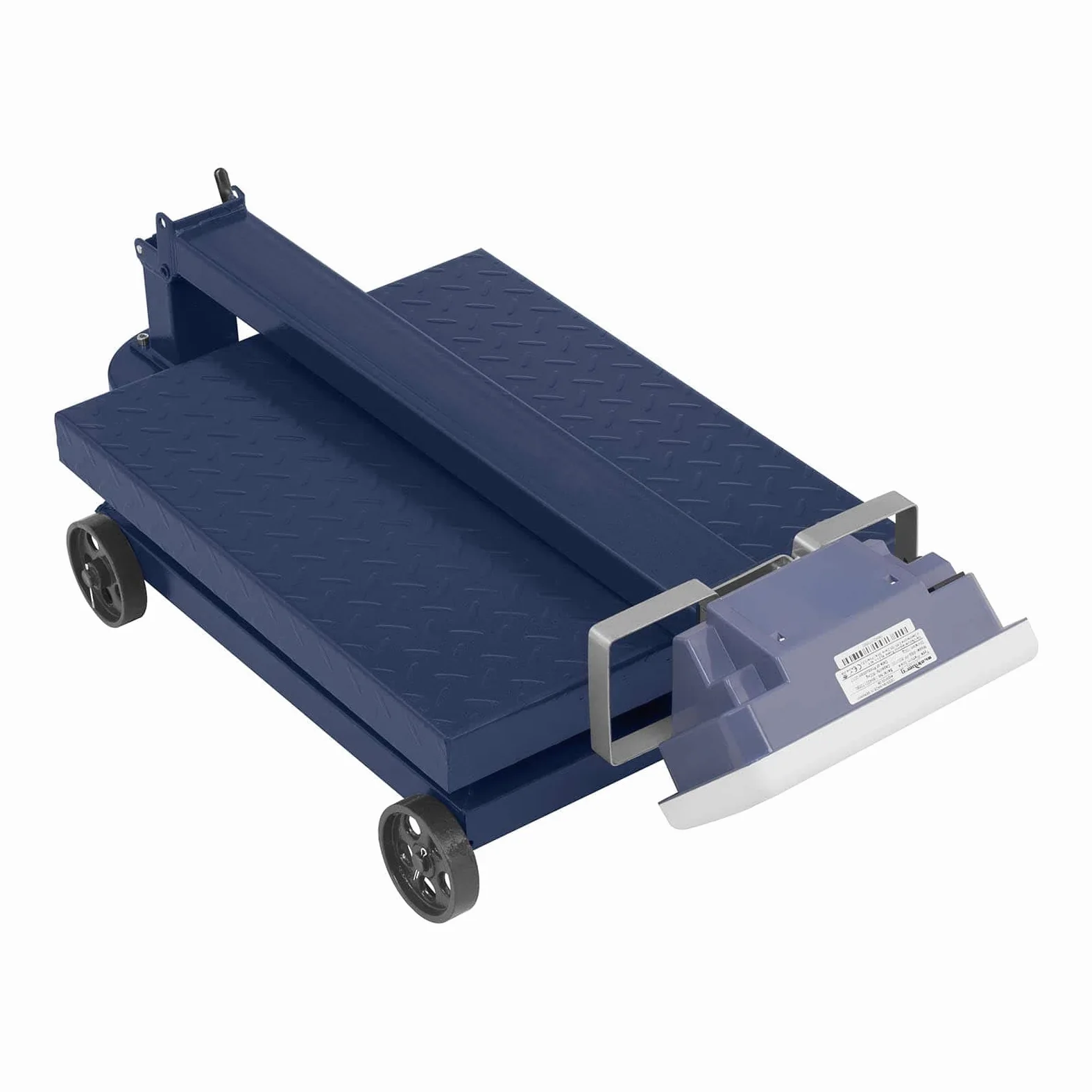 Steinberg Systems Báscula De Plataforma Balanza Digital SBS-PF-600/100 (Pantalla LCD, Con Ruedas, Carga Máxima 600 kg, Pasos De 100 g)