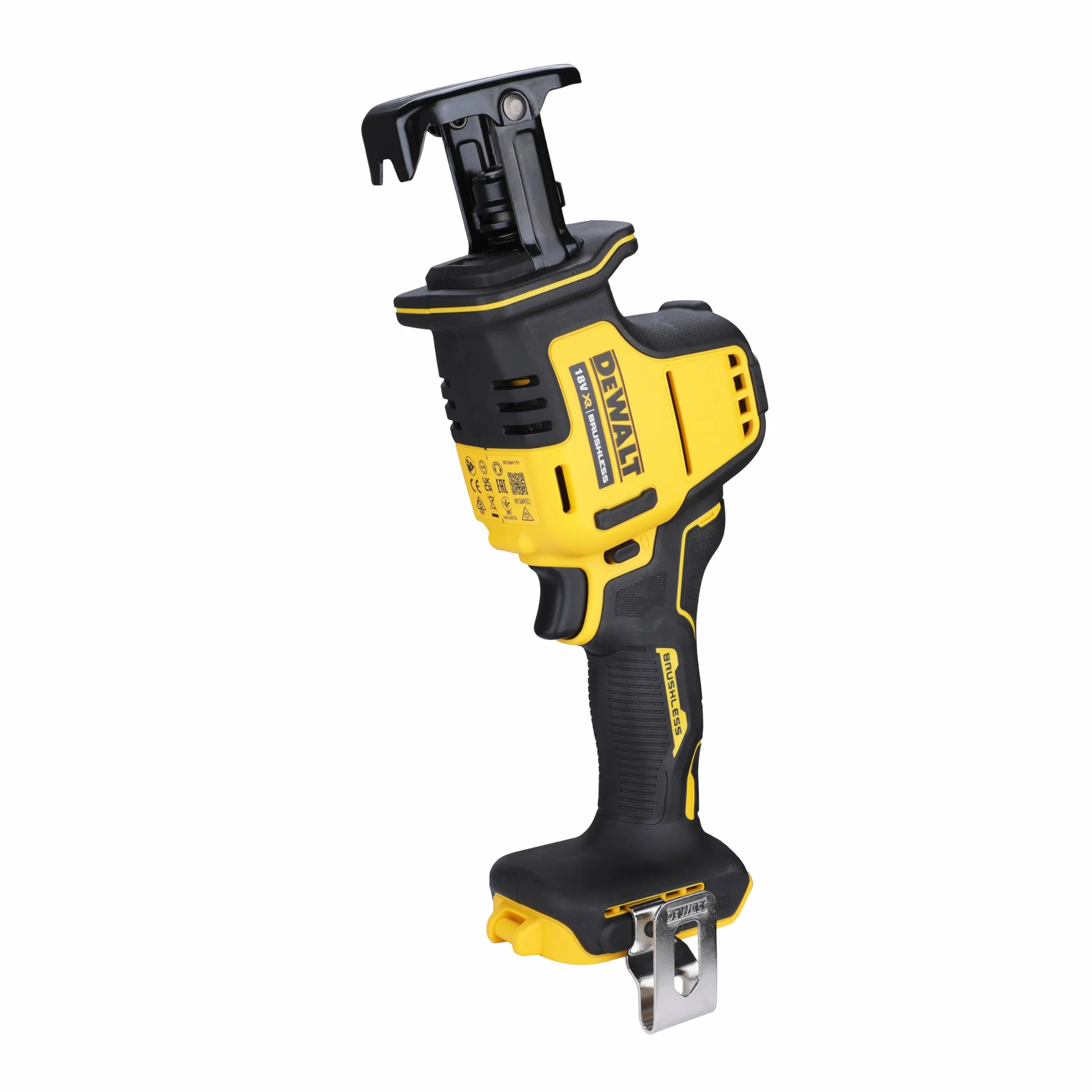 DEWALT Mini-Sierra Sable XR 18V sin cargador/batería, DCS369N-XJ