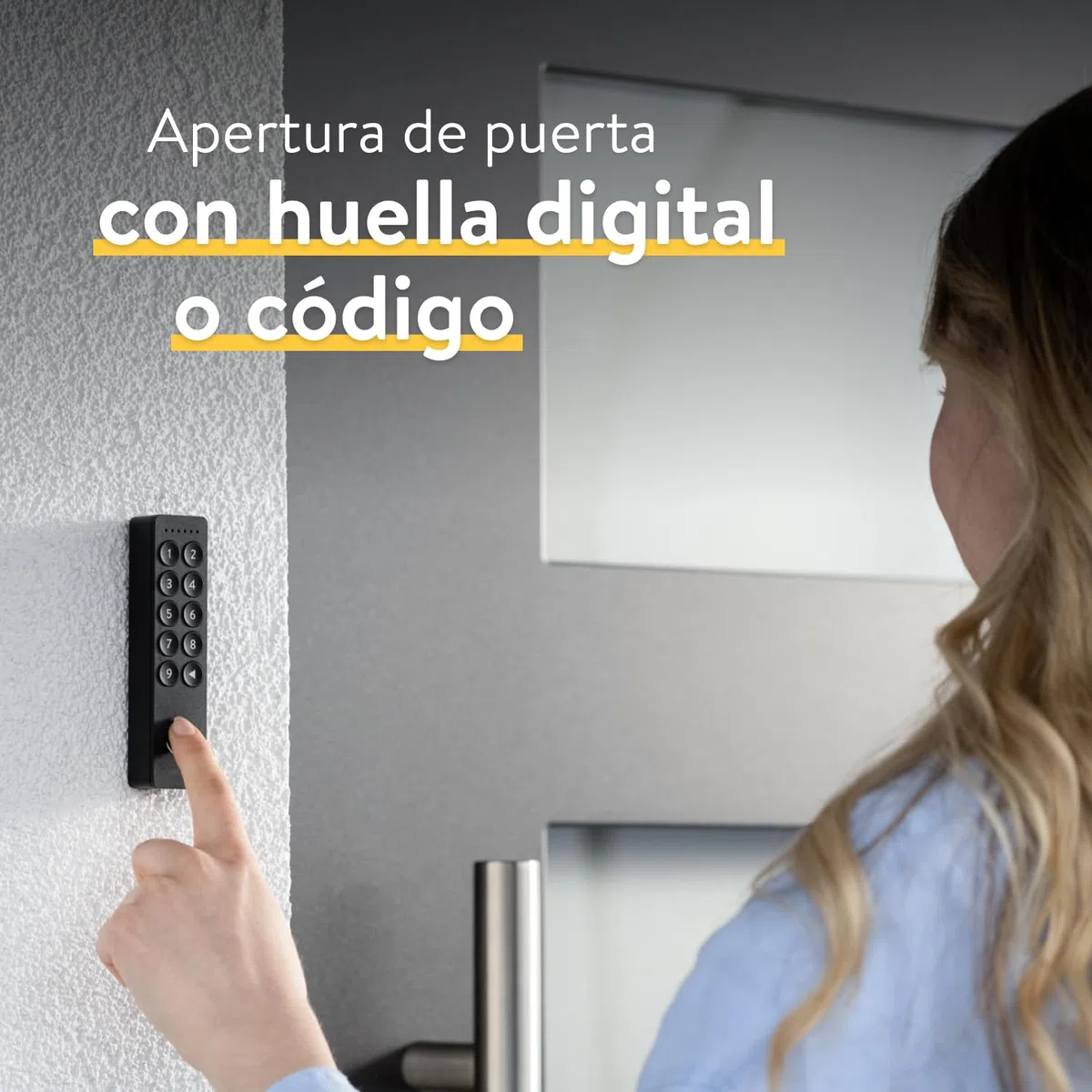 Nuki Keypad 2 Abre la Puerta con un código o con la Huella Digital de Forma rápida y cómoda, Accesorio Nuki Smart Lock, Bluetooth