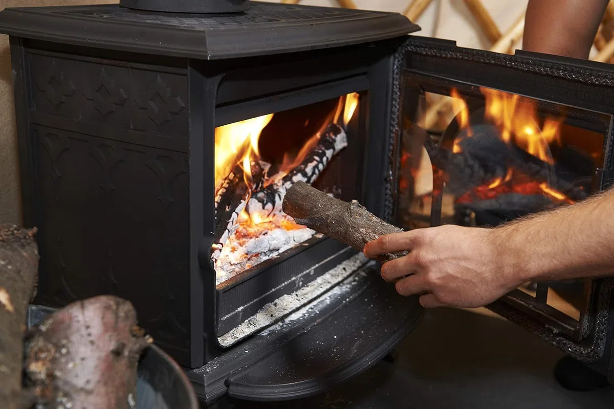 Leña Encina Seca Ecológica Cortada en Troncos Medianos para Barbacoa, Chimenea, Caldera y Estufa, 24Kg