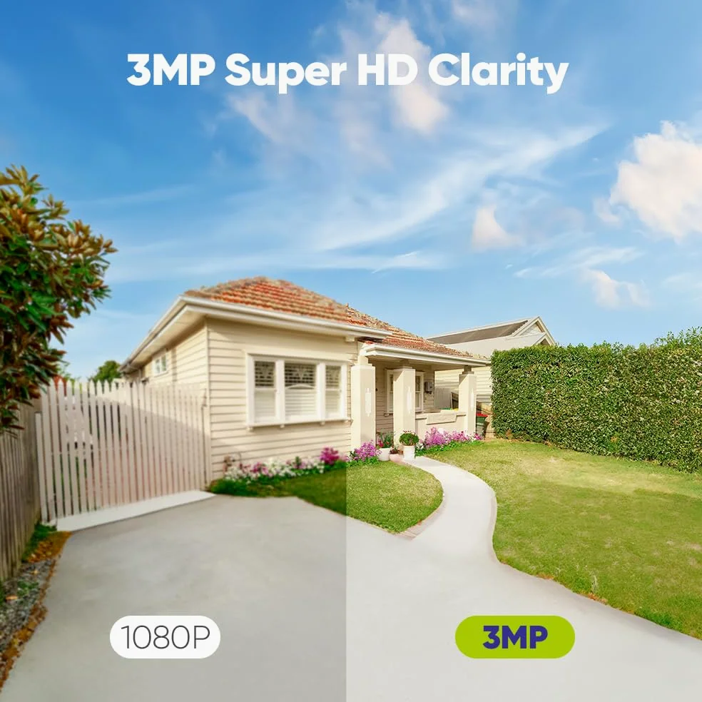 SANNCE 8CH 5MP Super HD sistema de seguridad cámara inalámbrica NVR WiFi H.264+ 8 cámara WiFi 3MP vigilancia exterior detección de movimiento acceso remoto por la aplicación HDD 2TB