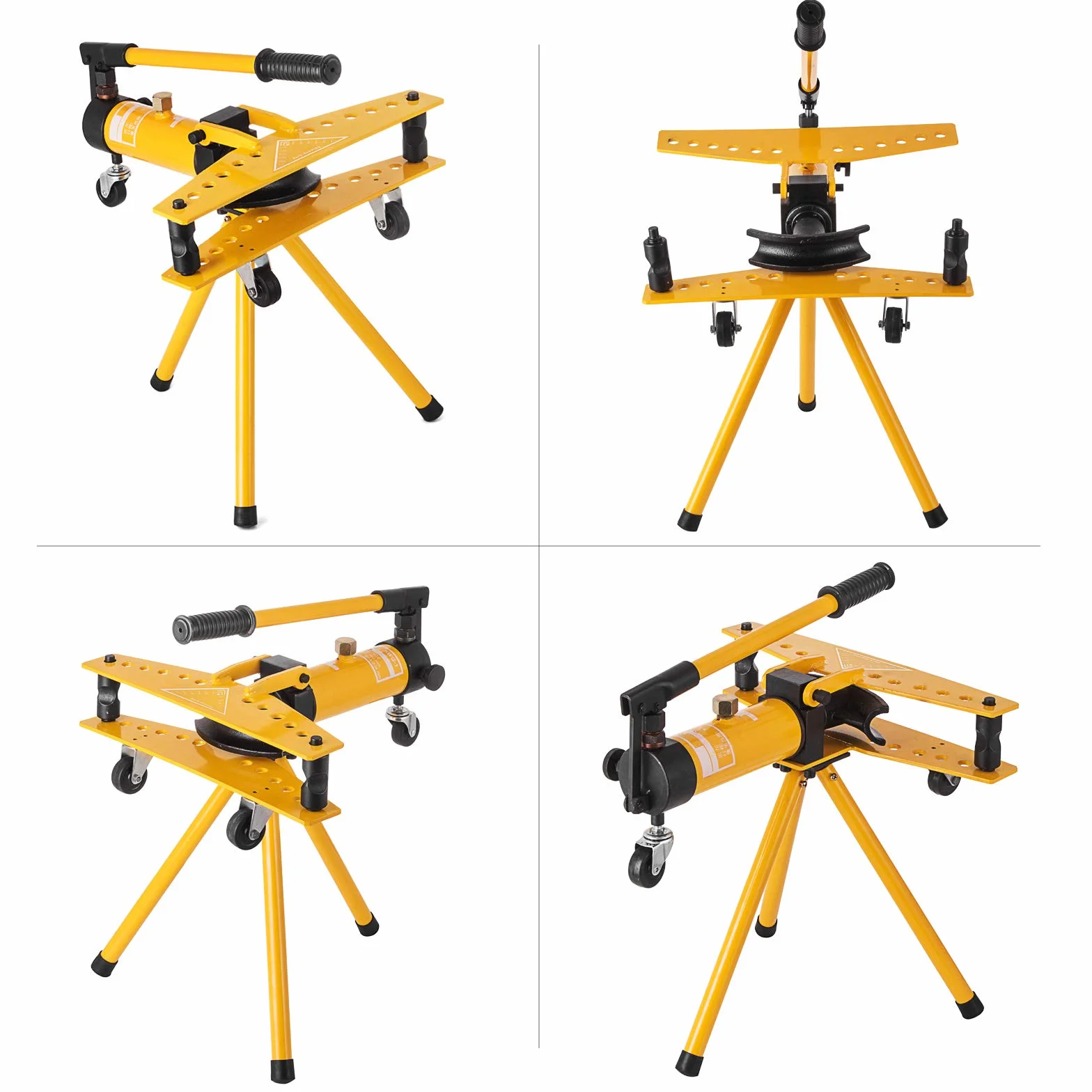 VEVOR Manual Pipe Bender 10T, Pipe Doblado Máquina SWG-1, Tubo Bender Diámetro exterior Ø13mm – Ø34mm, Máquina Dobla los tubos de todos los materiales de forma segura y rápida hasta