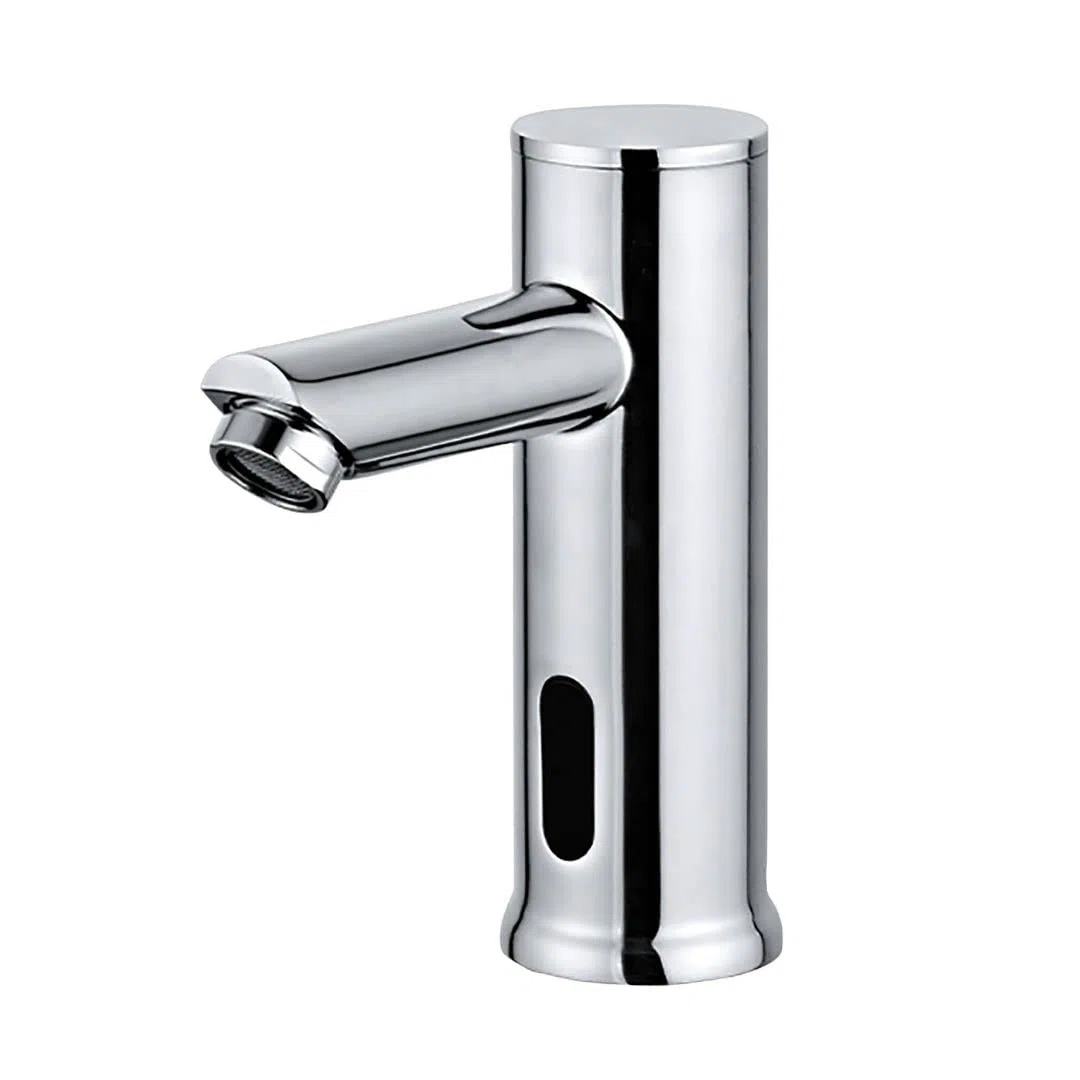 Grifo electrónico de lavabo S2, grifo con sensor automático mezclador de 2 aguas (Caliente y fría)