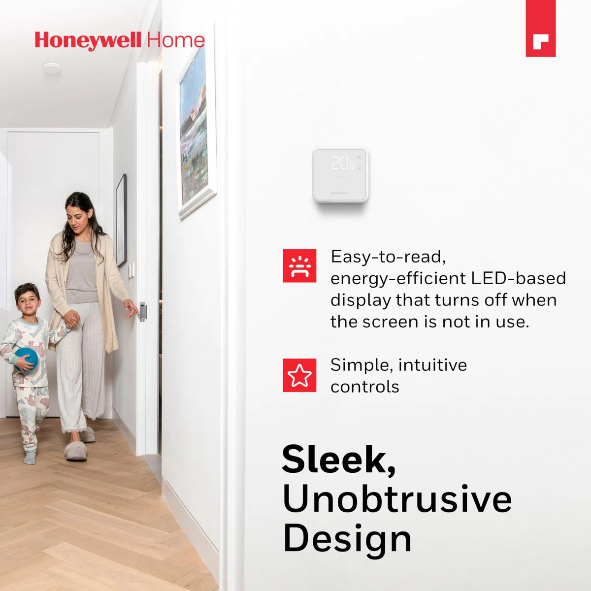 Honeywell Home DT3 Termostato On/Off cableado, blanco