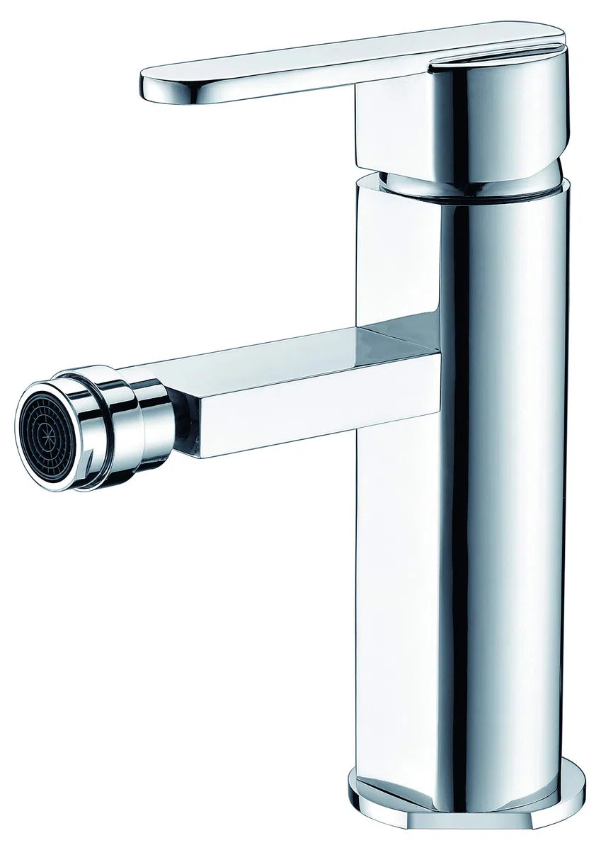 IMEX - Grifo monomando de bidé - Serie Roma Cromado/Plateado - BDR001-2