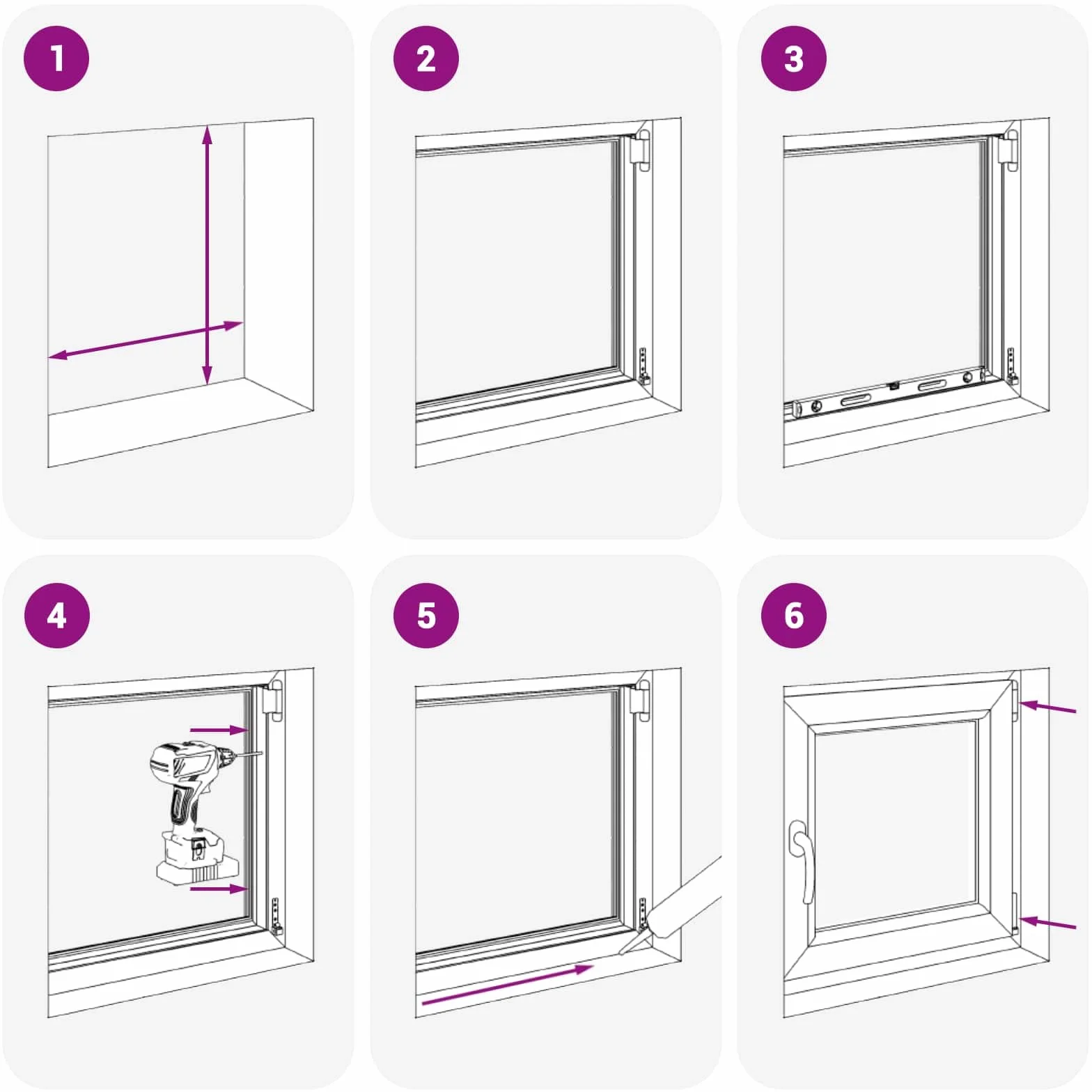 vidaXL Ventana de sótano RISOR 60 x 60 cm PVC y Vidrio Blanco, Sótano, Aislante Térmico Moderno y Duradero para Ventanas Eficientes, Accesorios de Vidrio PVC Aislantes