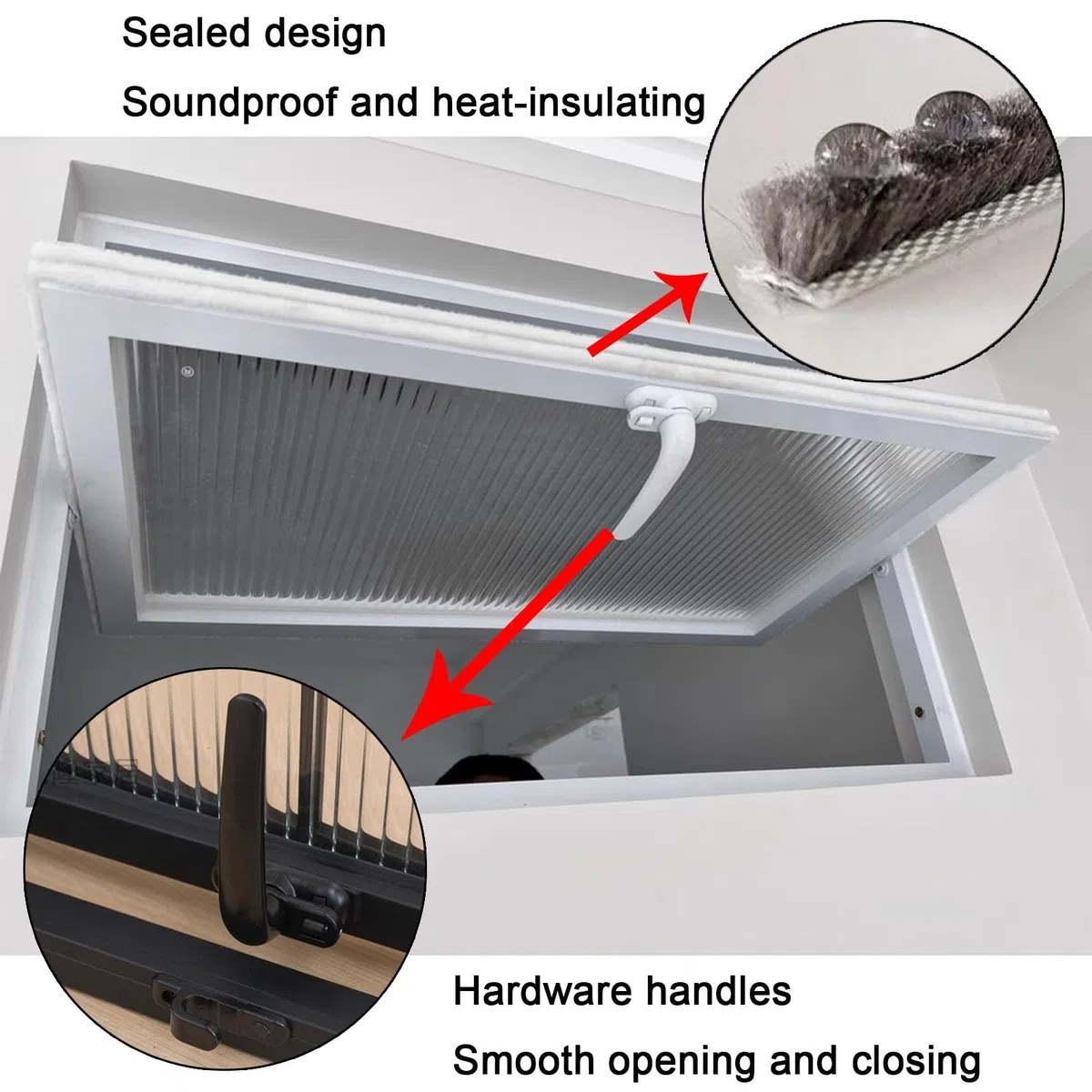 Ventanas de rotación de 360° de montaje empotrado, ventana rectangular abatible de ventilación para sótano, cobertizos, cabañas, casas pequeñas