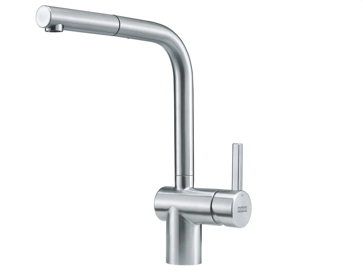 FRANKE 115.0521.439, Grifo del fregadero de la cocina Atlas Neo pull-out window, Acero inoxidable
