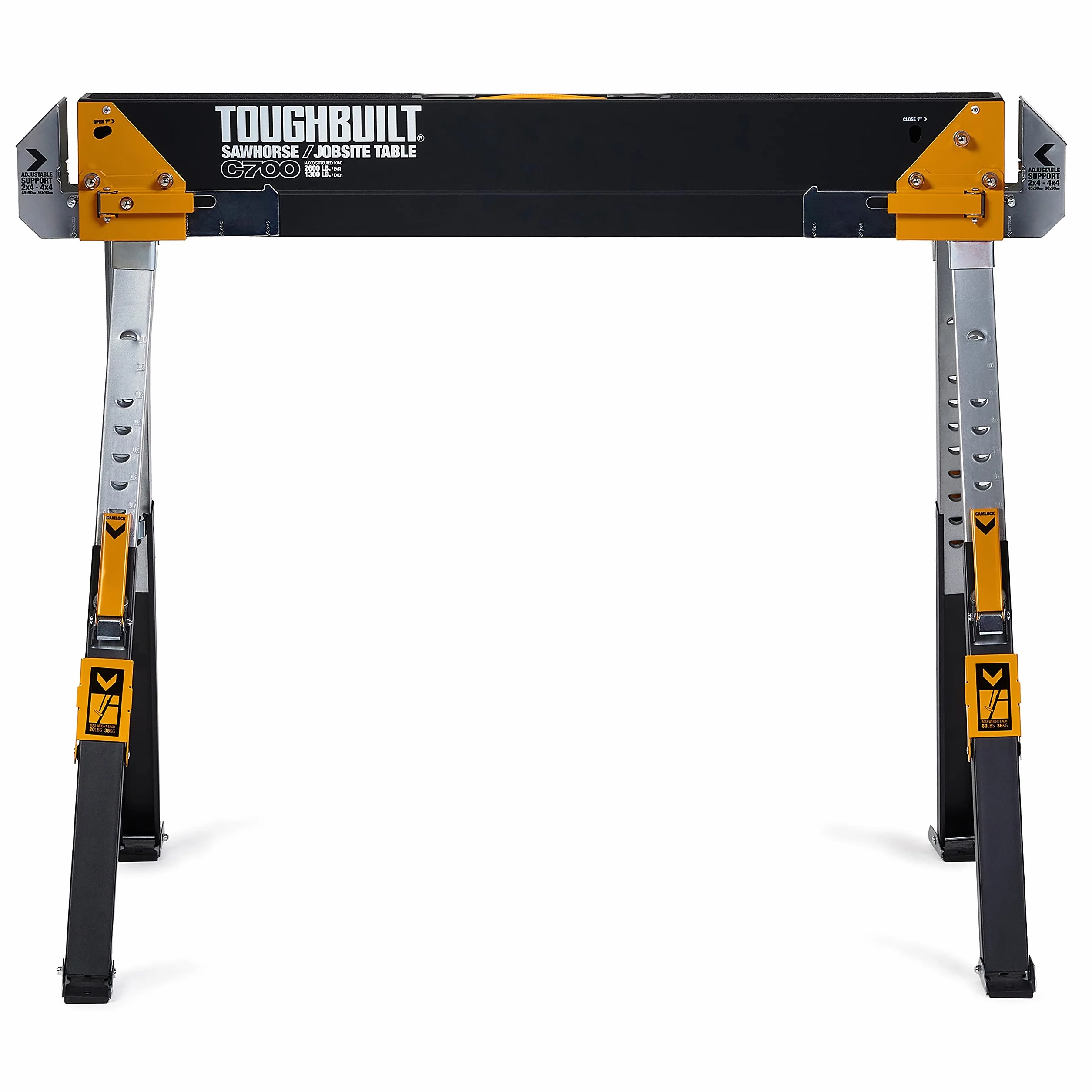 PACK 2 C700 CABALLETES/MESA DE TRABAJO TB-C700-2 TOUGH BUILT