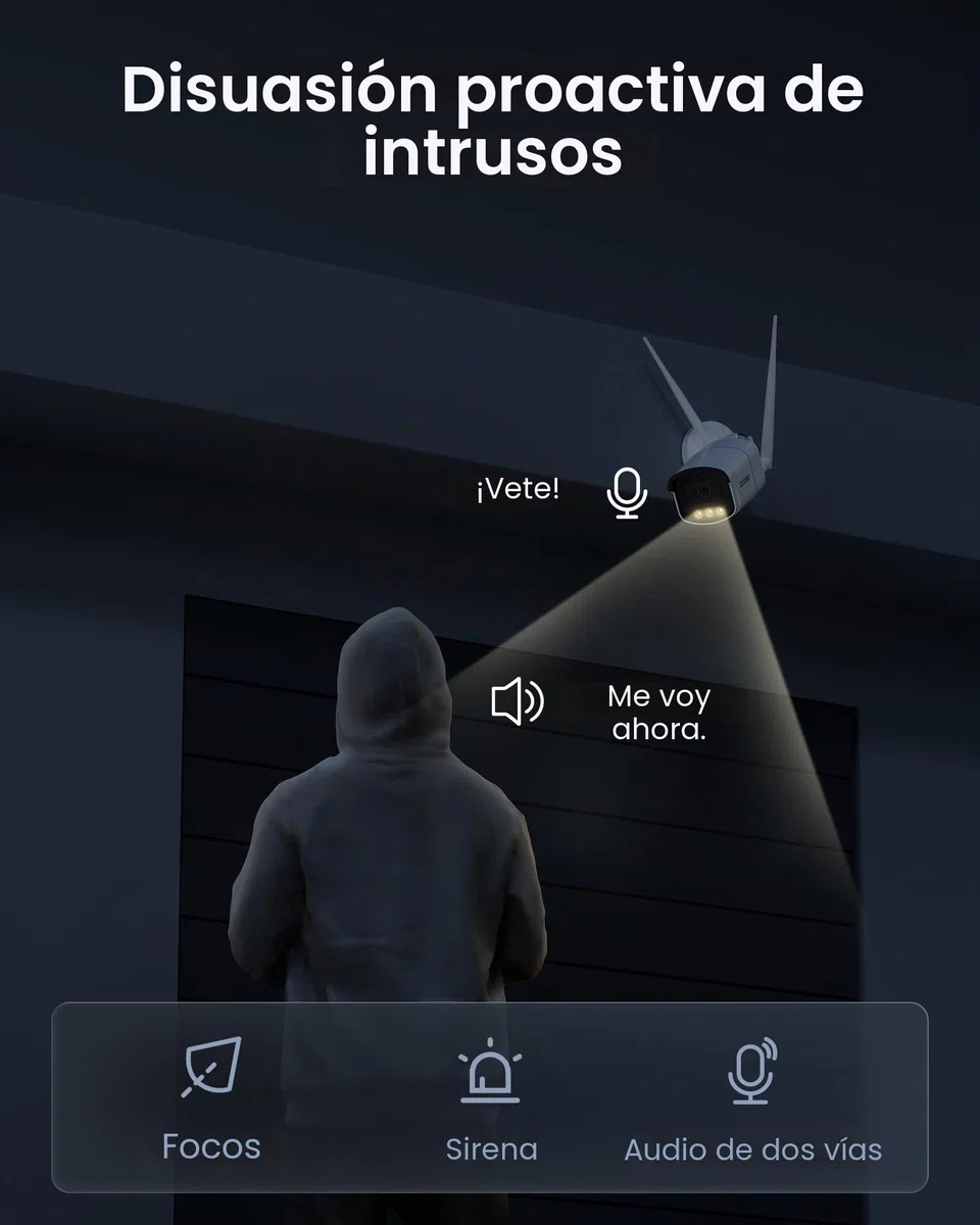 ZOSI Kit Cámaras de Vigilancia WiFi 4pcs 5MP Cámara Seguridad Exterior/Interior con 4K 8CH CCTV Grabador NVR y 1TB Disco Duro, Visión Nocturna Color, Detección de Persona y Vehículo, Grabación 24/7