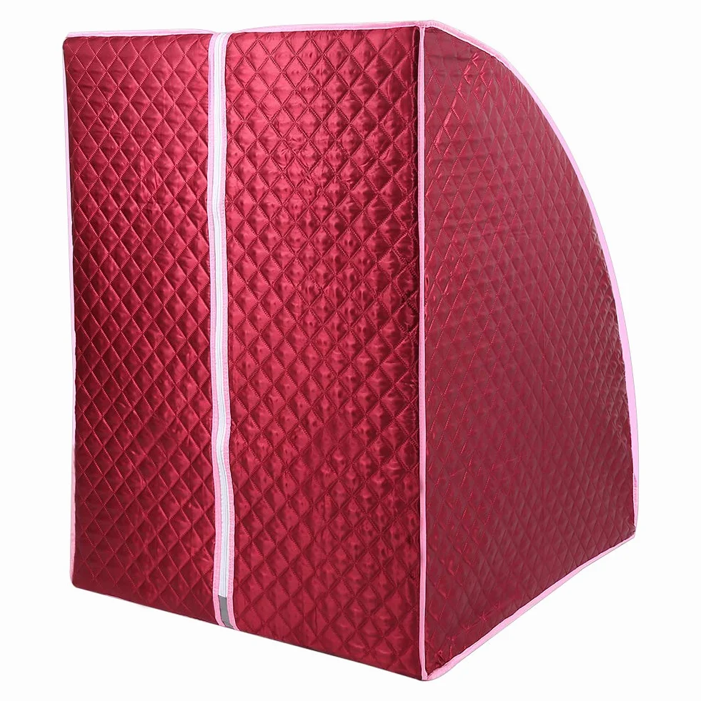 Sauna Cabina Pieghevole Portatile 1,8L 98x80x70 cm con Telecomando Timer Vapore