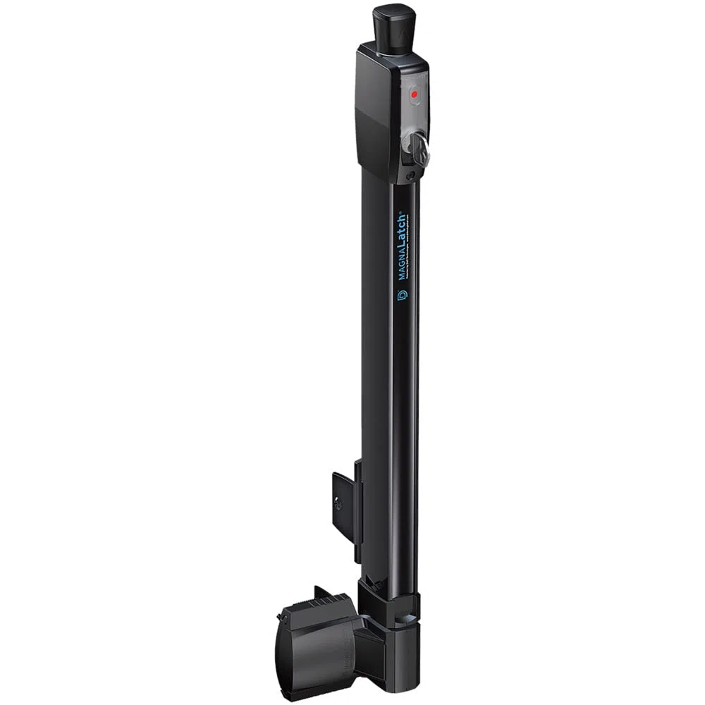 National Hardware N346-210 - Cierre magnético para puerta, color negro