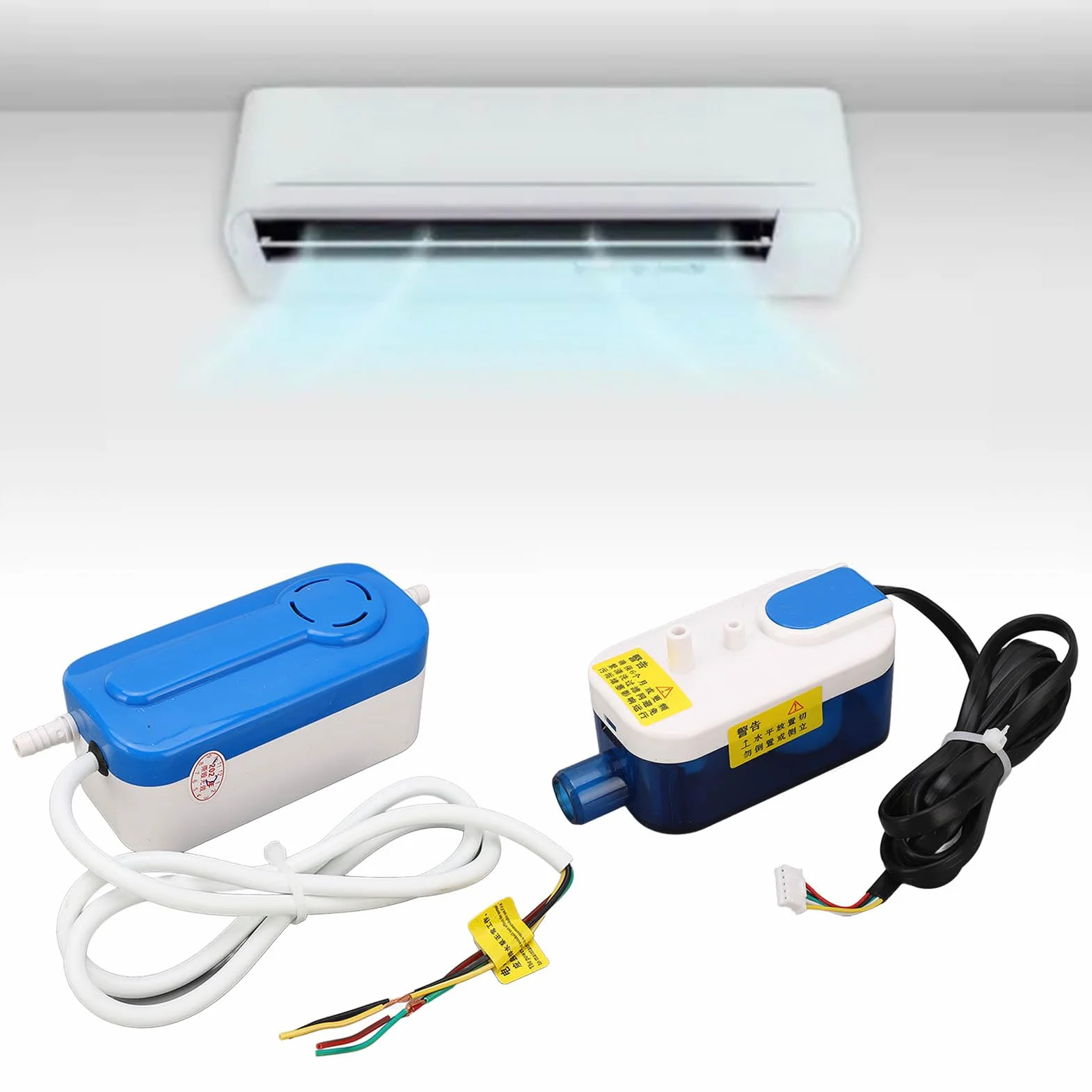 Bomba de Condensado HVAC Drenaje Mini Split Bomba de Extracción Automática Portátil para Aire Acondicionado AC110-240V 24L por Hora para Deshumidificador