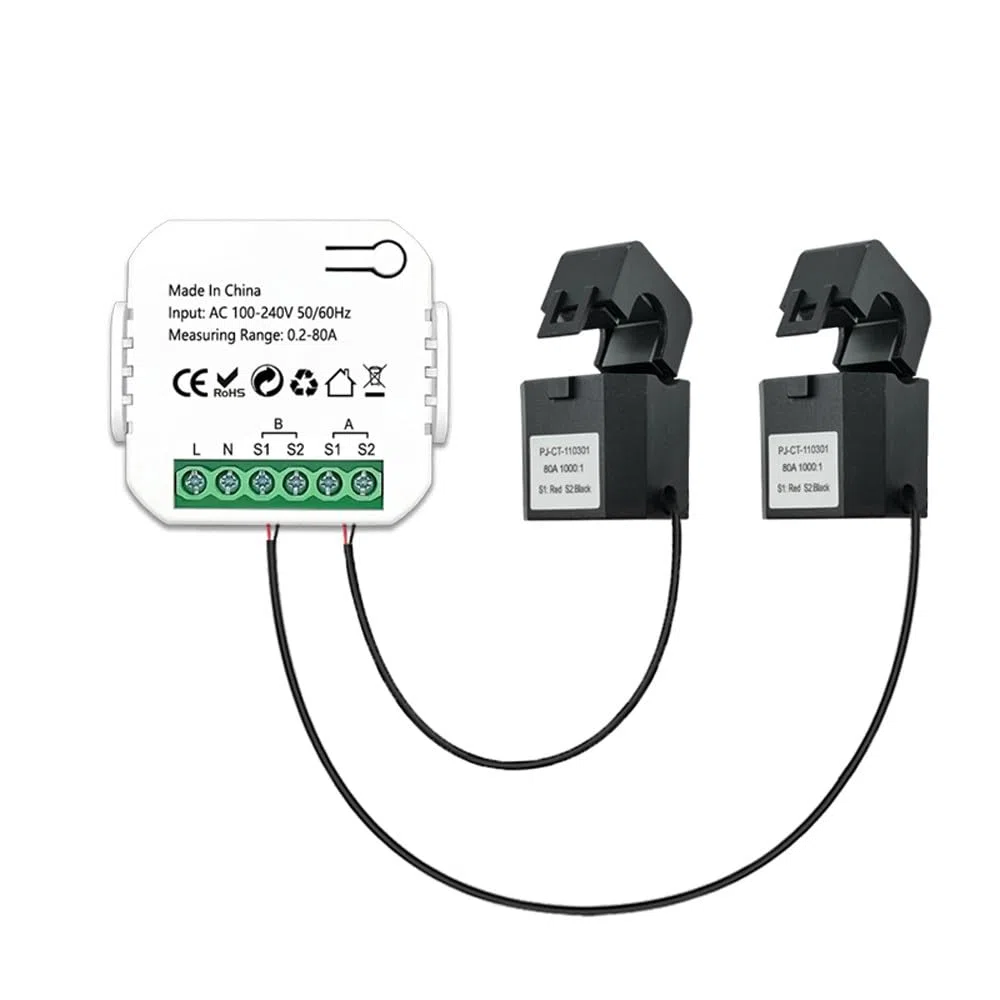 Contador de energía inteligente ZigBee, producción y consumo de energía del sistema solar fotovoltaico, contador de monitorización bidireccional, control por aplicación