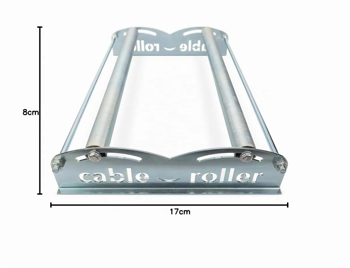 DIGITUS Desbobinador de bobinas de Cable - Desbobinador para Cables de instalación de Red - Capacidad de Carga 150 kg - Ancho máx. de Bobina 540 mm - Rodillos de Soporte Regulables - 600x400x100 mm