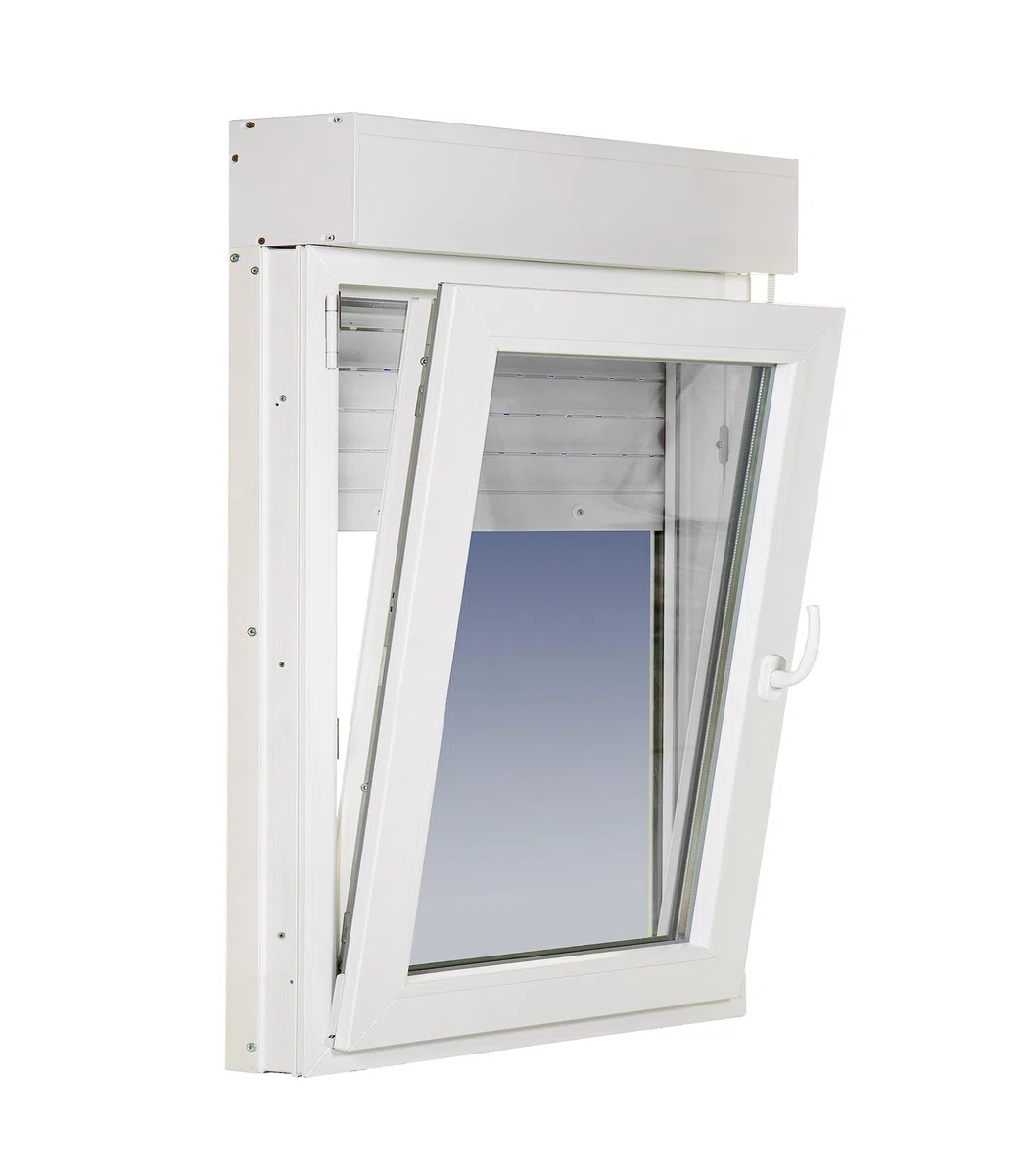 Ventanastock PVC 800x1155 Practicable Oscilobatiente Izquierda con Persiana 1 hoja