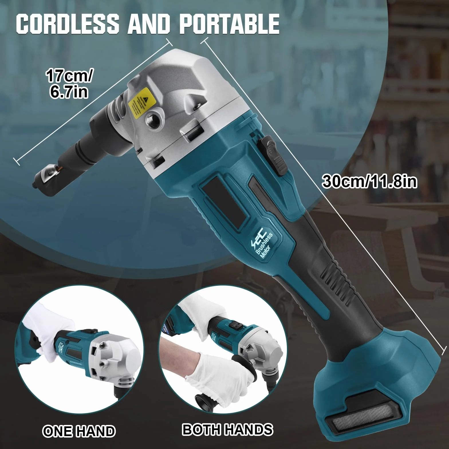 Cortador de metal inalámbrico para batería Makita