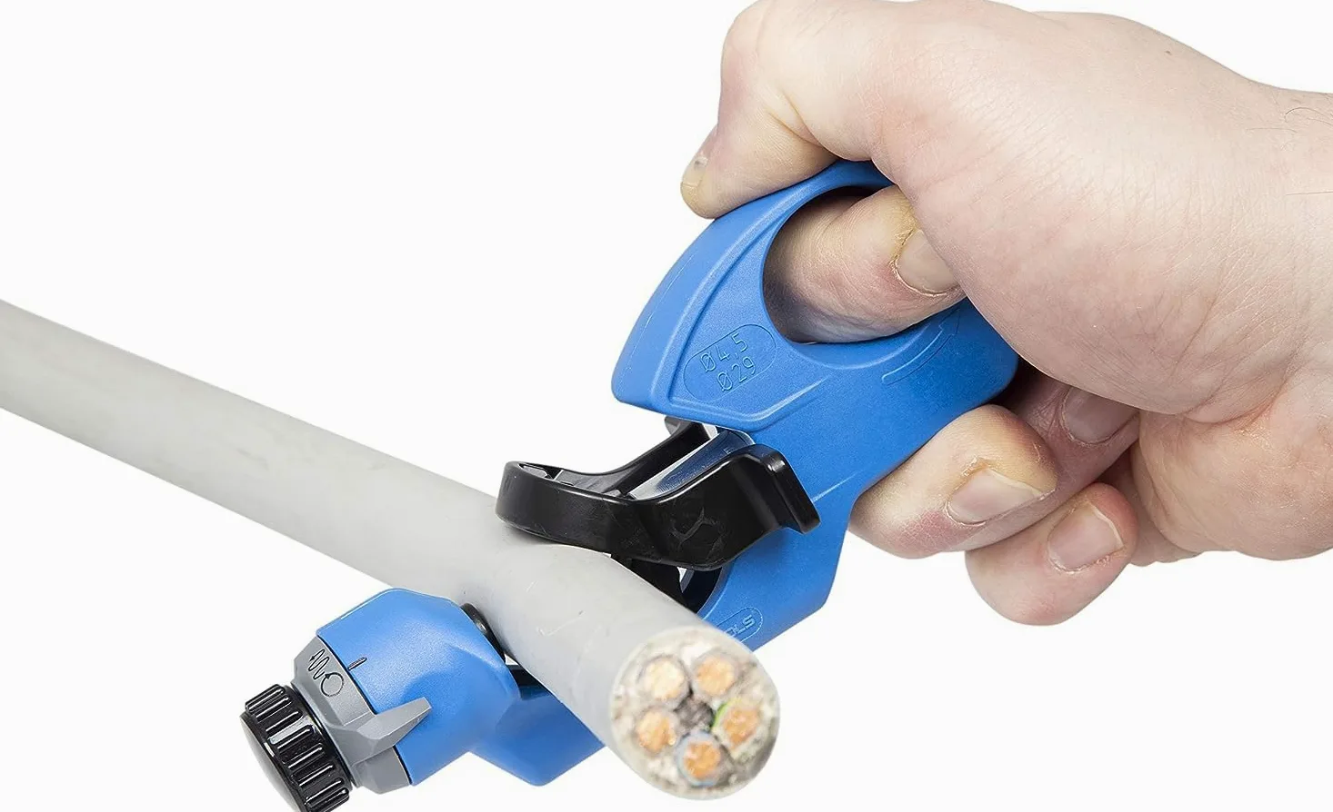 WEICON TOOLS Cuchilla para cables No. 4-29 Espiral | Herramienta para pelar para corte en espiral | corte redondo | corte longitudinal