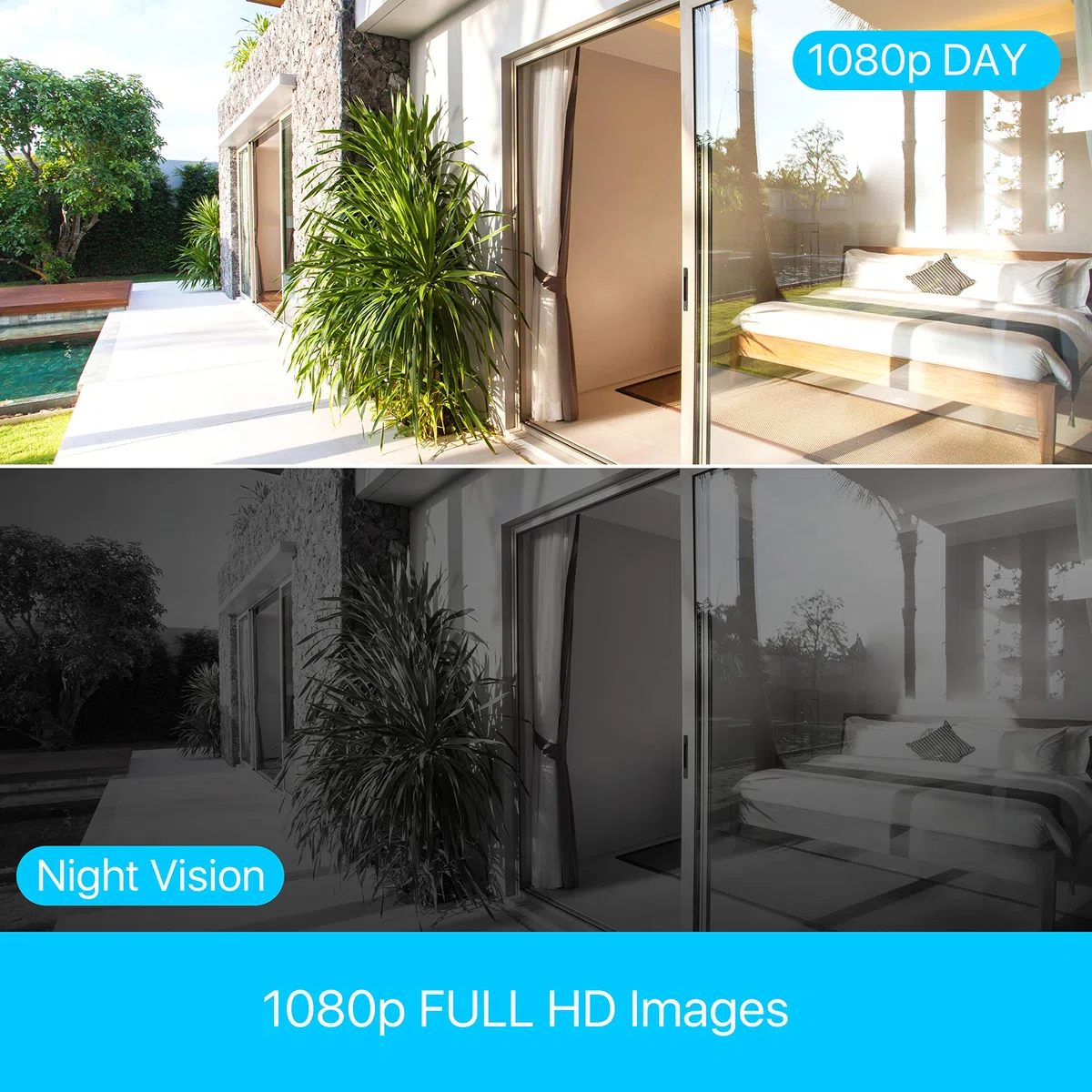 Anlapus 1080P H.265+ 8 Canales Video Grabador de Vigilancia DVR para Kit de Cámaras de Seguridad, Detección de Movimiento, Acceso Remoto P2P