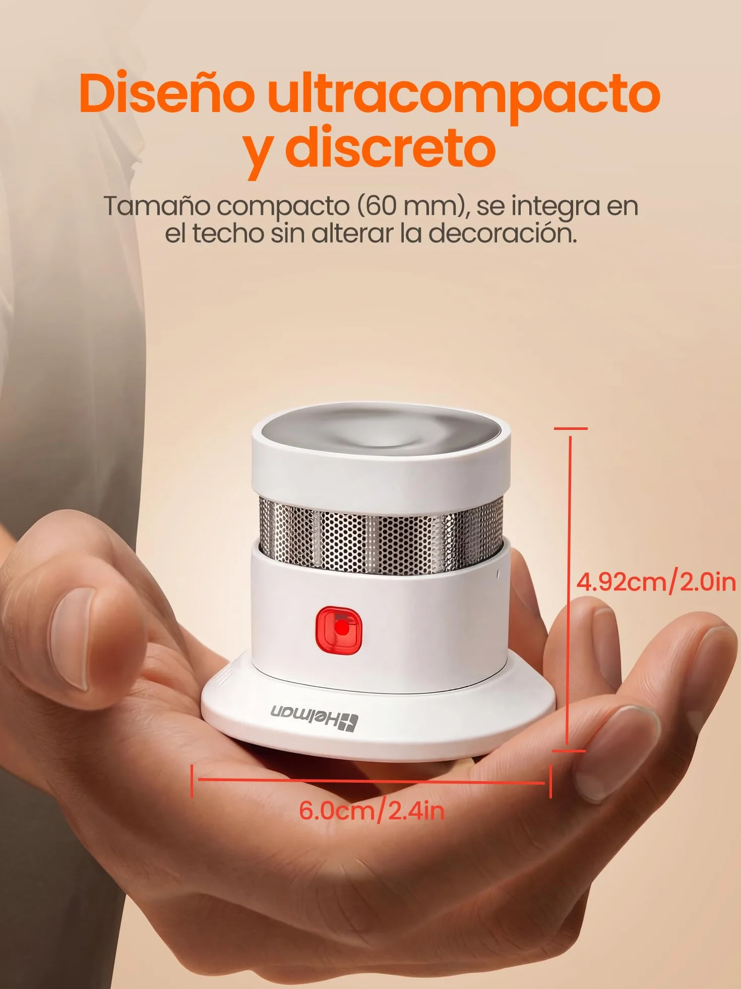 Heiman Smart HS1SA-E Plus - Detector de humo (3 unidades)