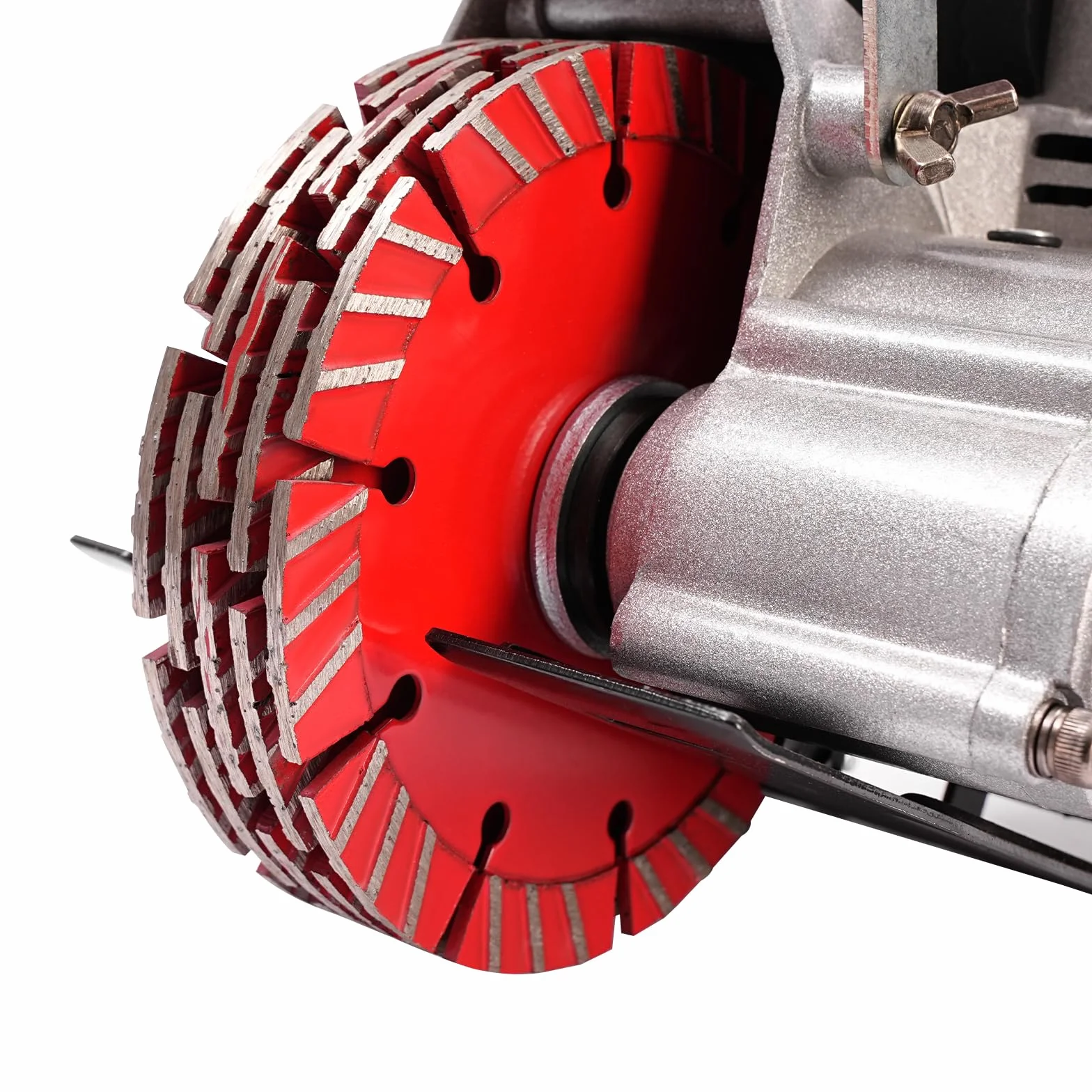 Fresadora eléctrica de 4800 W, con 5 hojas de sierra, fresadora para pared, para cortar mármol, granito, hormigón