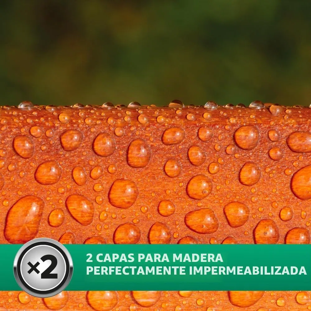 Roxil Tratamiento de Fondo Impermeabilizante Transparente para Madera Exterior - 5L - Proporciona Hasta 10 Años de Protección e Impermeabilización Incolora