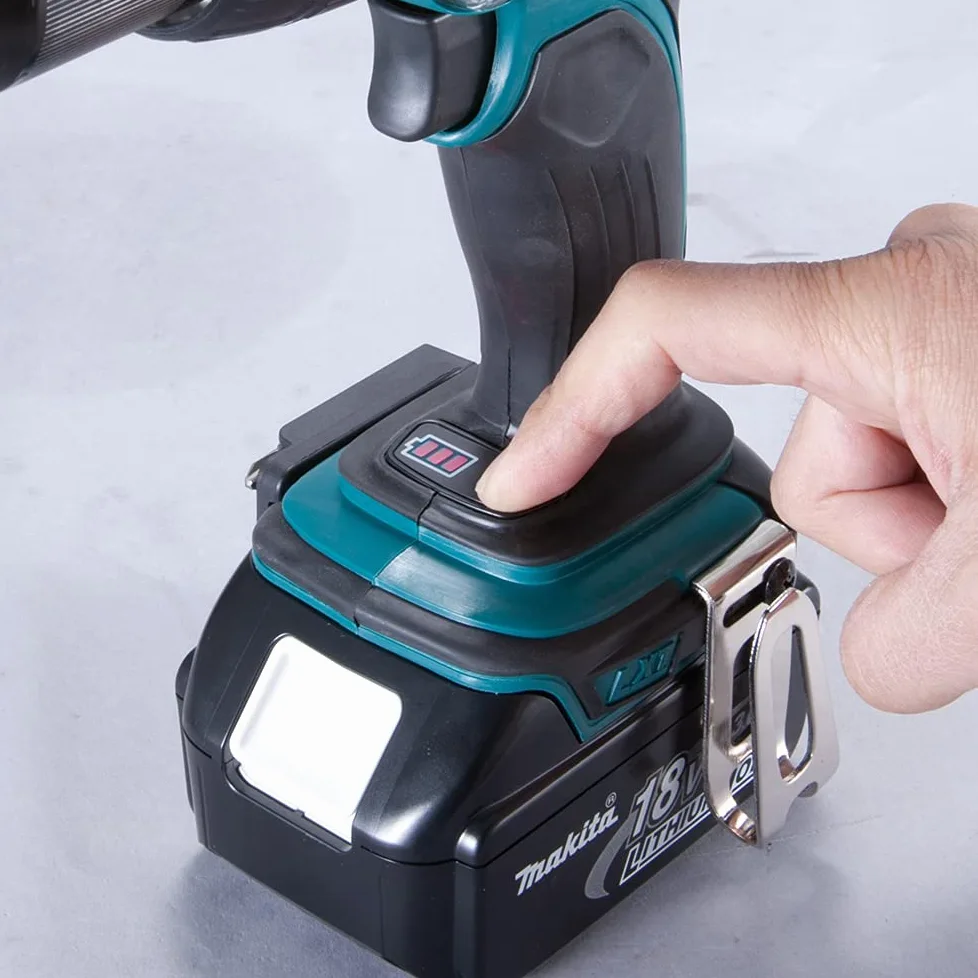 Makita Taladro combinado DHP458Z, 18 V, litio y 91 Nm (las baterías y el cargador no están incluidos)